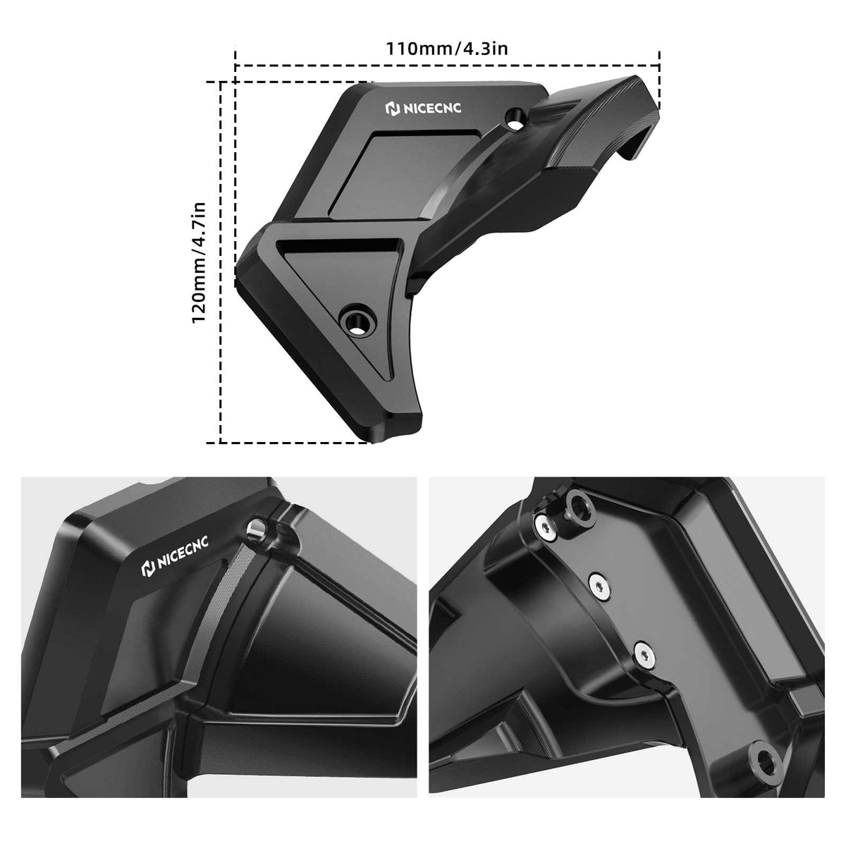 Aluminum Clutch Sensor Cover for Honda Africa Twin CRF1000L CRF1100L DCT 2016-2026