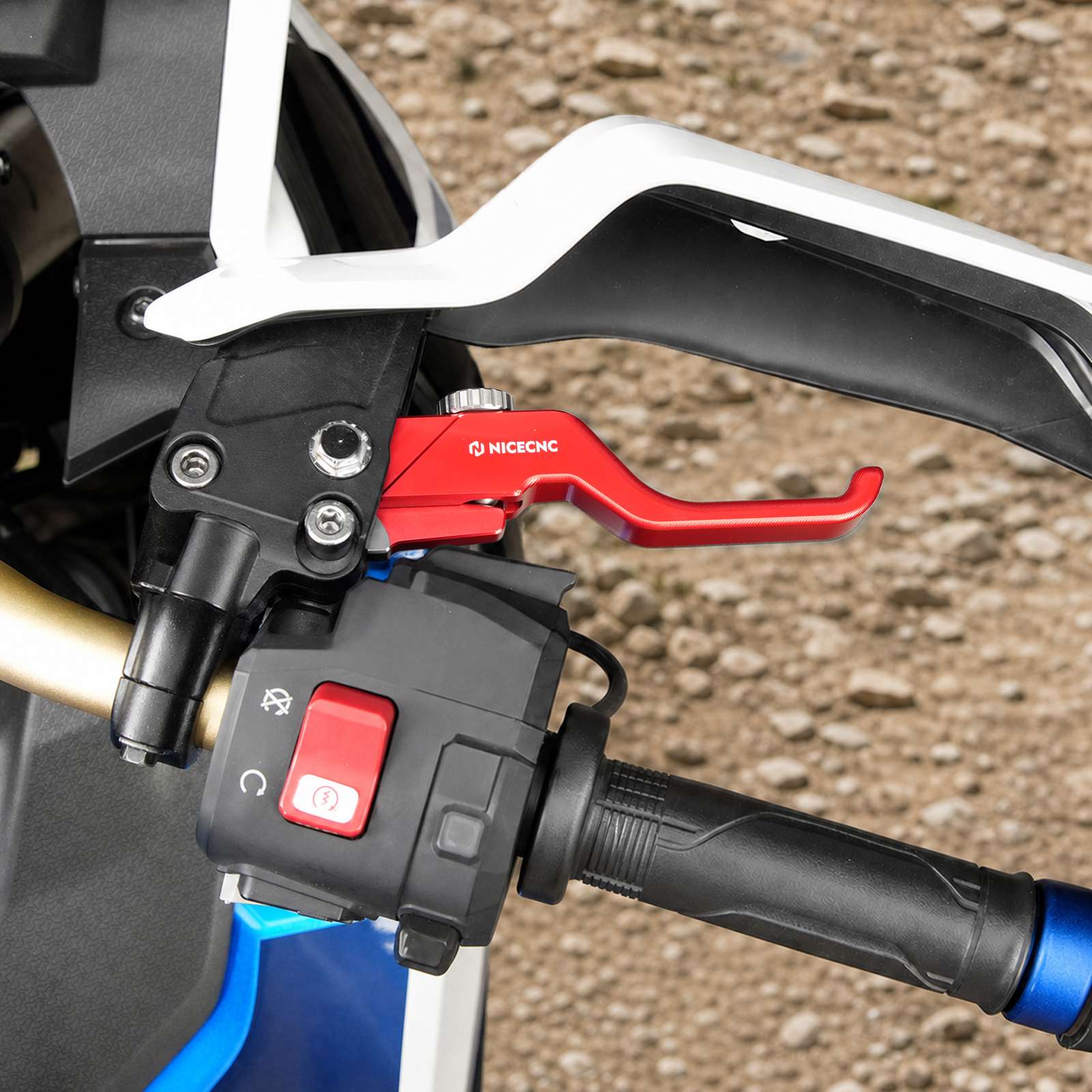Shorty Front Brake Lever with Adjustable Reach for Honda Africa Twin 2020-2026