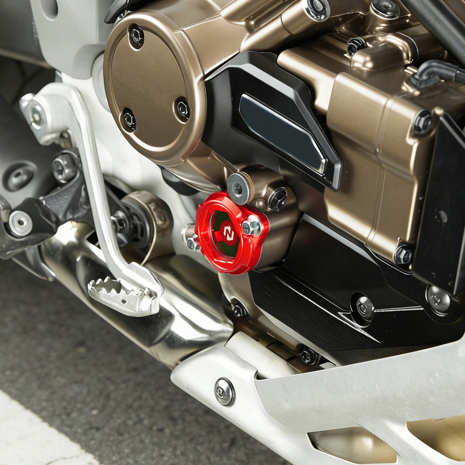 Transparent Oil Filter Cover For Honda CRF 1000L 1100L Africa Twin ADV Sports