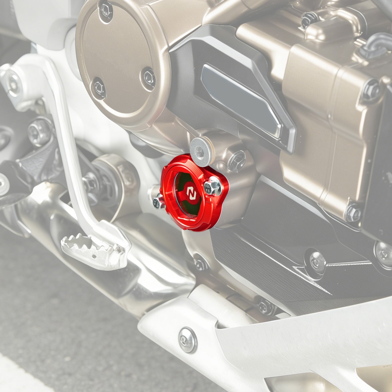 Transparent Oil Filter Cover For Honda CRF 1000L 1100L Africa Twin ADV Sports
