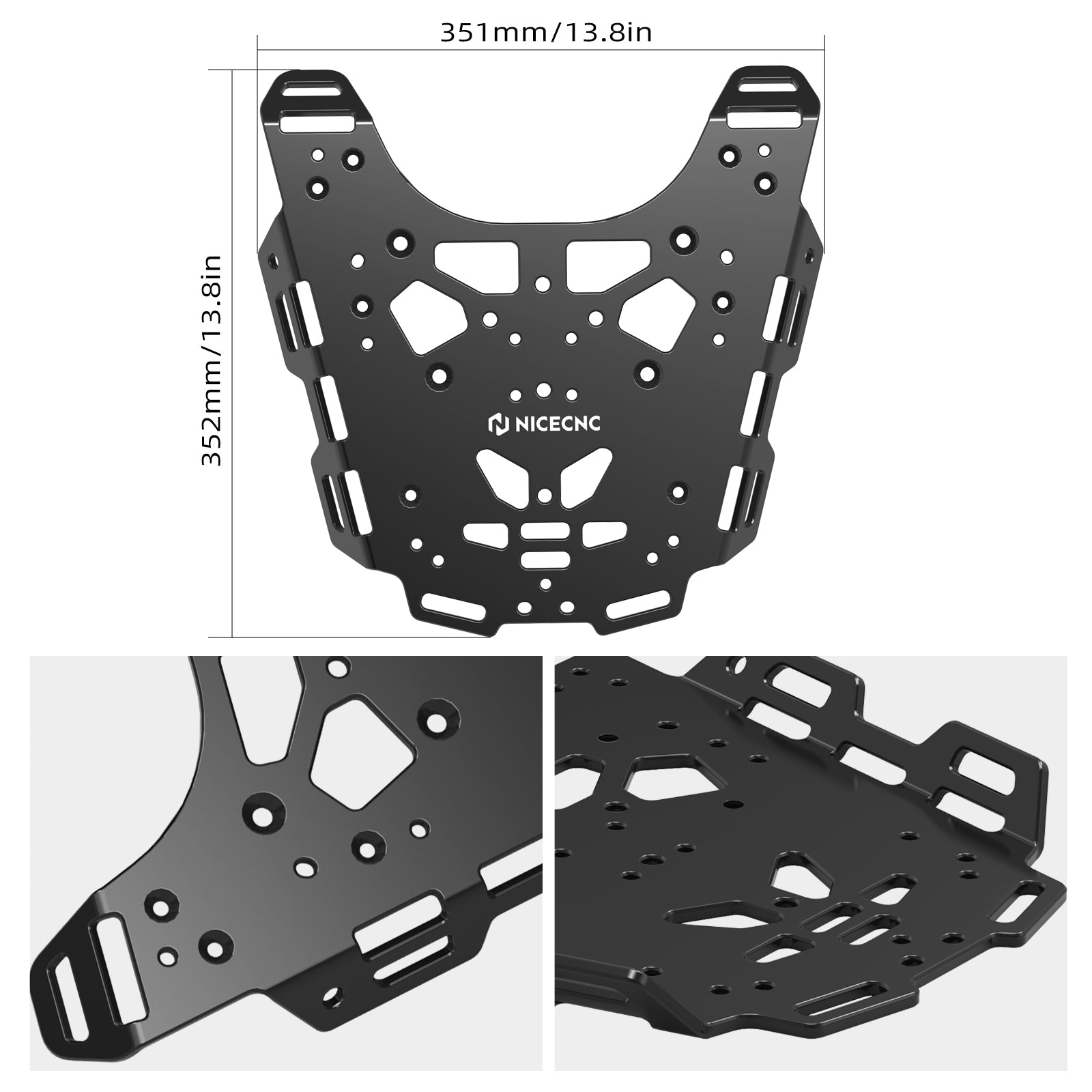 Rear Luggage Rack Cargo Carrier Kit For Honda CRF1100L Africa Twin 2022-2023