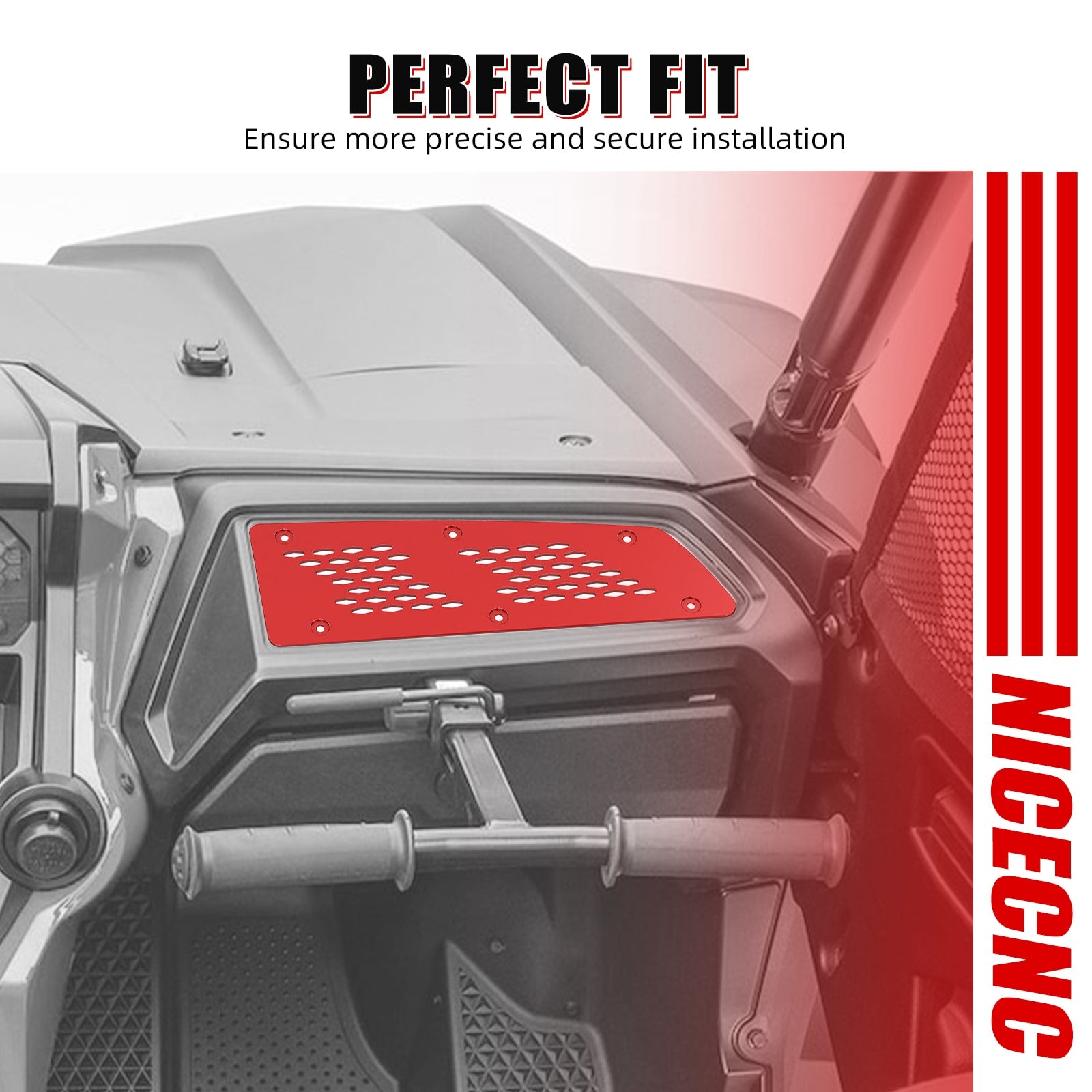 UTV SXS Switch Dash Accessory Cover Plate Panel For Honda Talon 1000 R / X / X-4