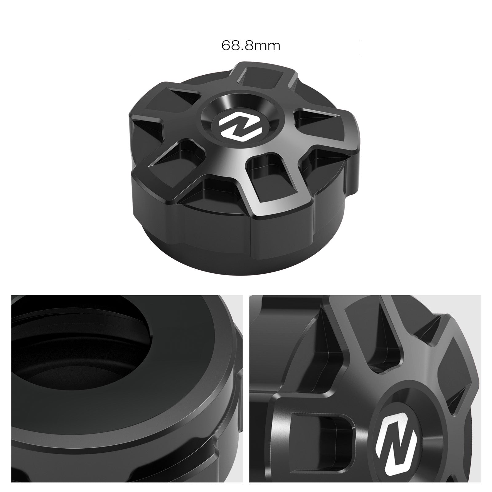 UTV SXS Fuel Tank Gas Cap Cover For Honda Talon 1000 R X X-4 2019-2024
