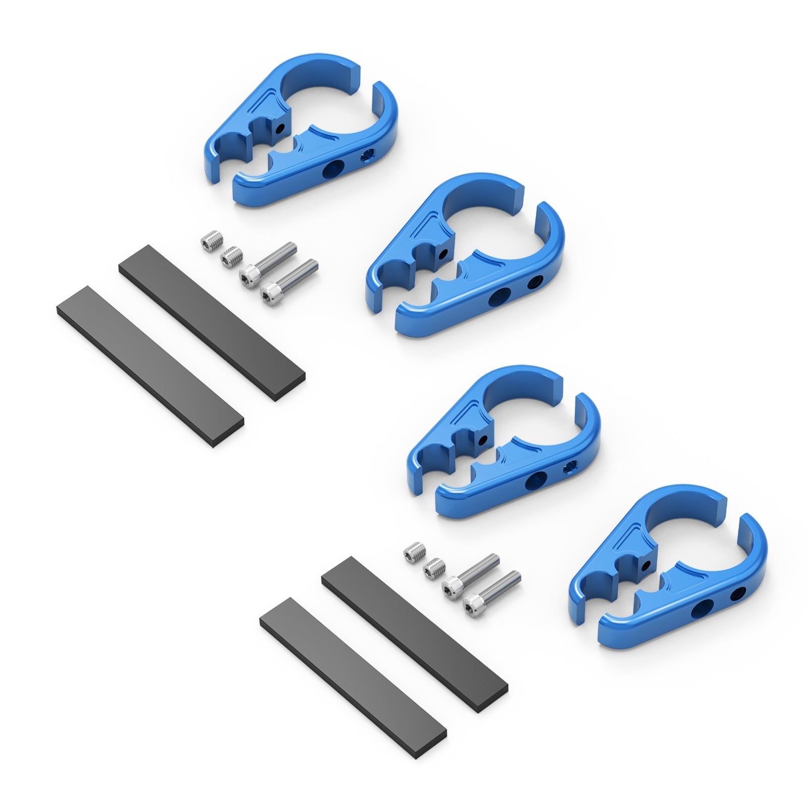 4PCS ATV A-Arm Brake Line Cable Clamps For Honda TRX 450R 250X 90X 400X
