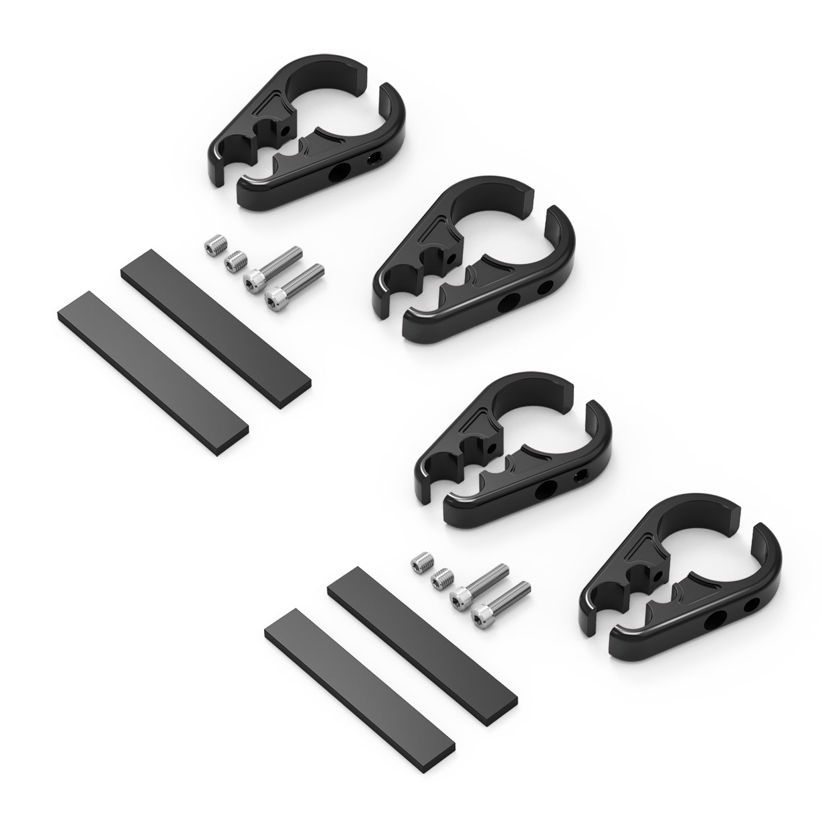 4PCS ATV A-Arm Brake Line Cable Clamps For Honda TRX 450R 250X 90X 400X