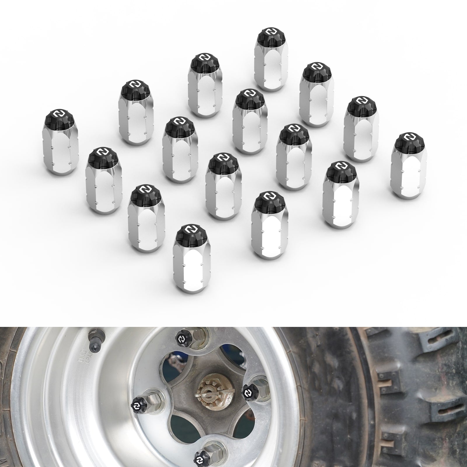 ATV Wheel Hub Lug Nuts Kit For Honda TRX450 R / ER 250X 400X ATC250R