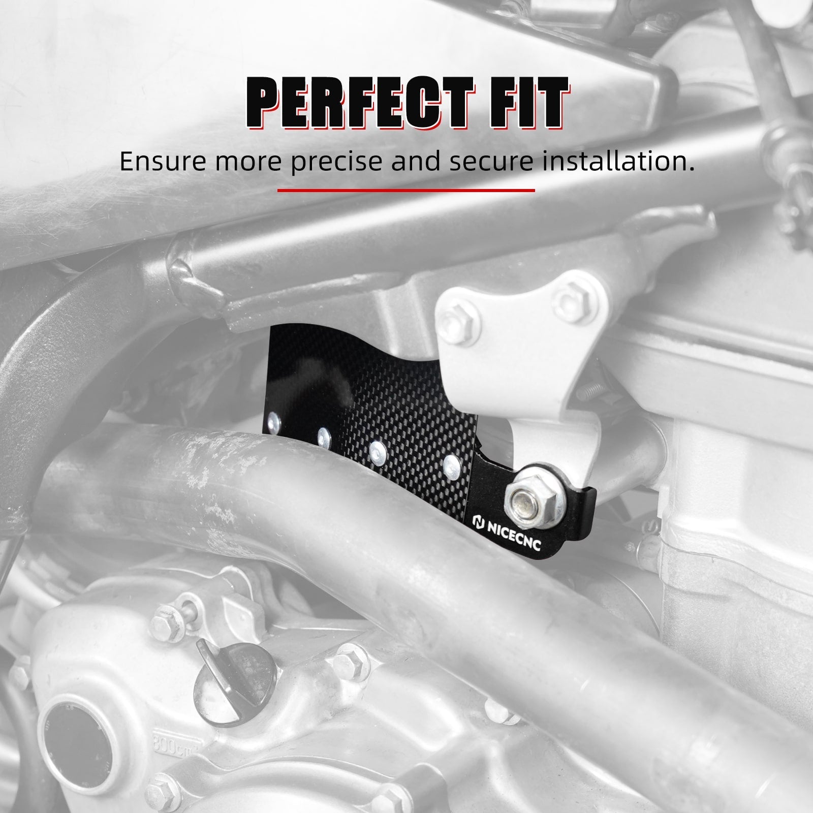 ATV Carbon Fiber Carburetor Heat Shield Cover For Honda TRX 450 R / ER 06-14