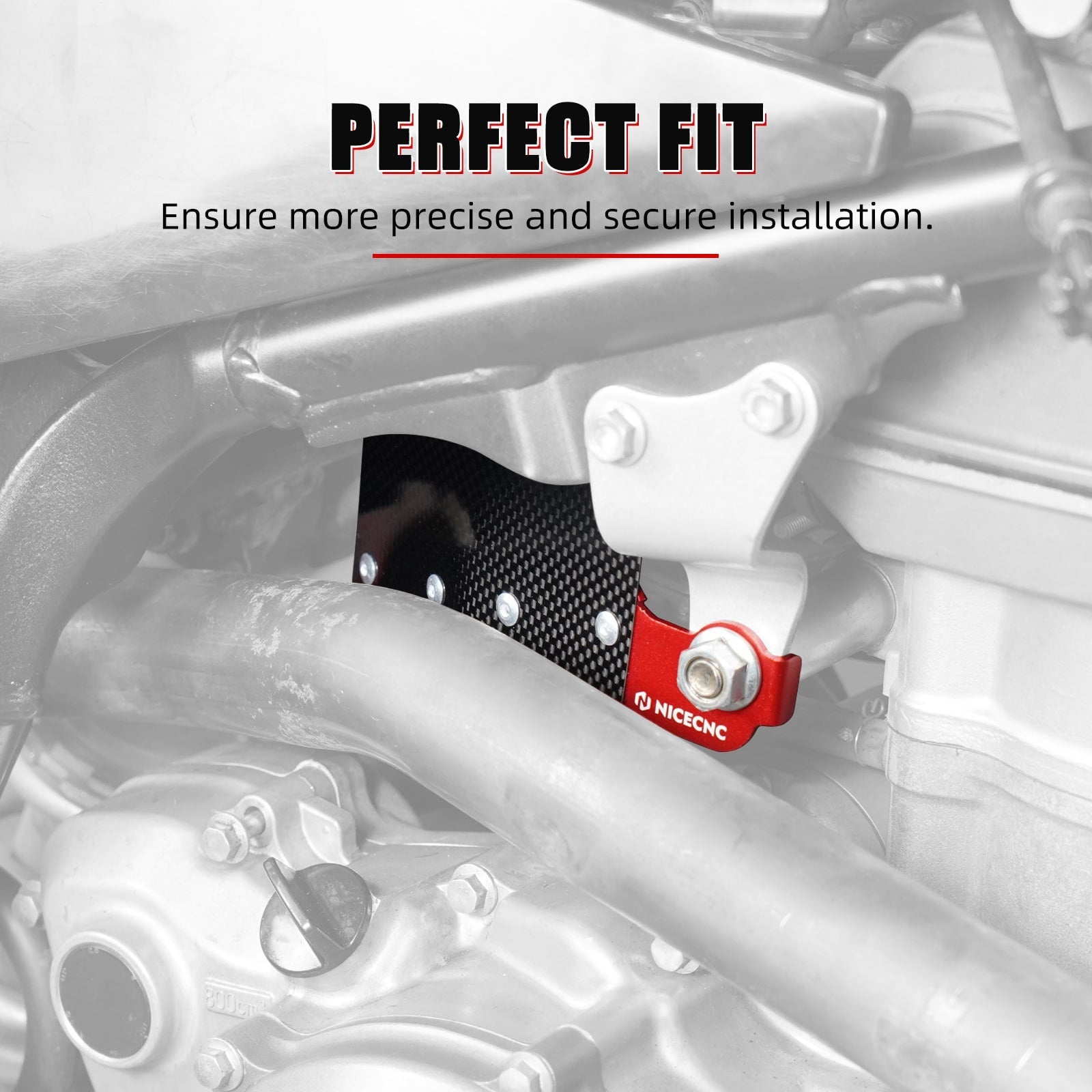 ATV Carbon Fiber Carburetor Heat Shield Cover For Honda TRX 450 R / ER 06-14