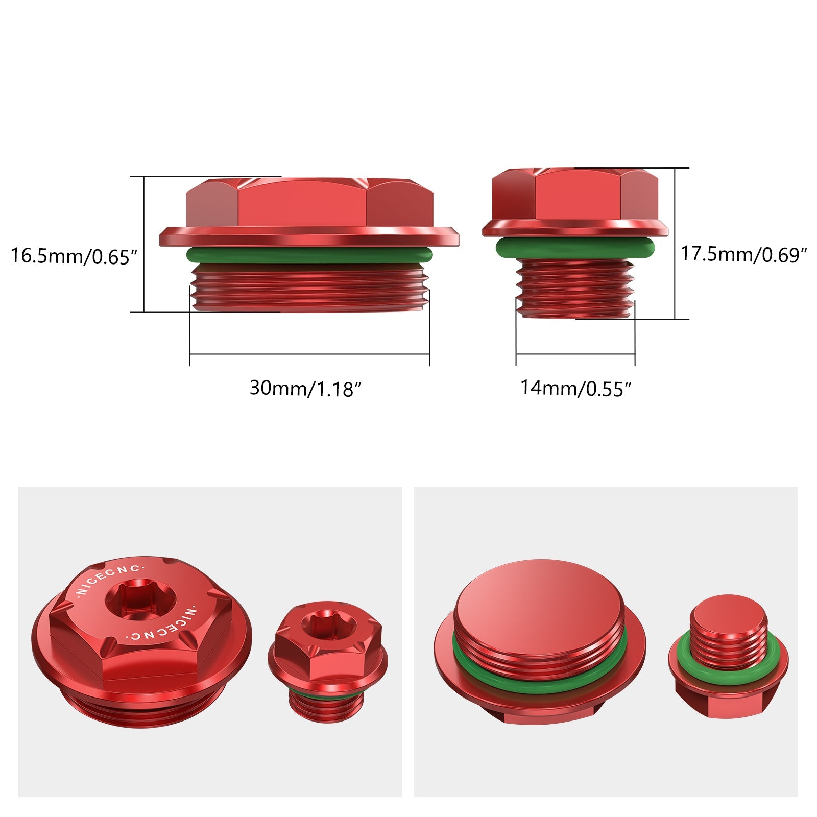 Engine Crankcase Timing Plugs Caps Kit For Honda TRX450 R / ER CRF 150 250 450R