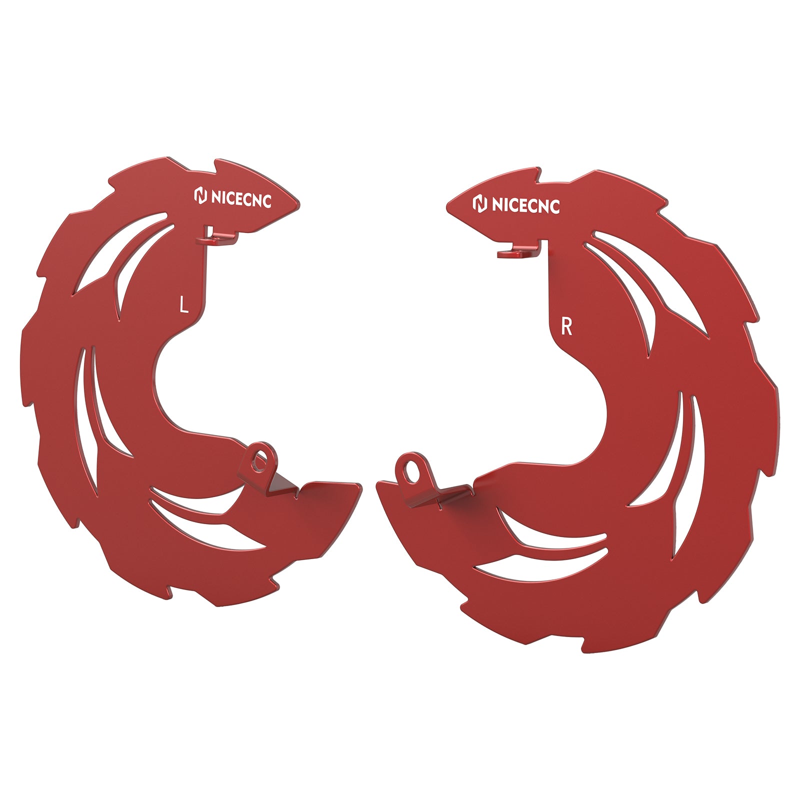 ATV Front Brake Disc Rotor Rock Guards Kit For Honda TRX 450 R / ER 2006-2014