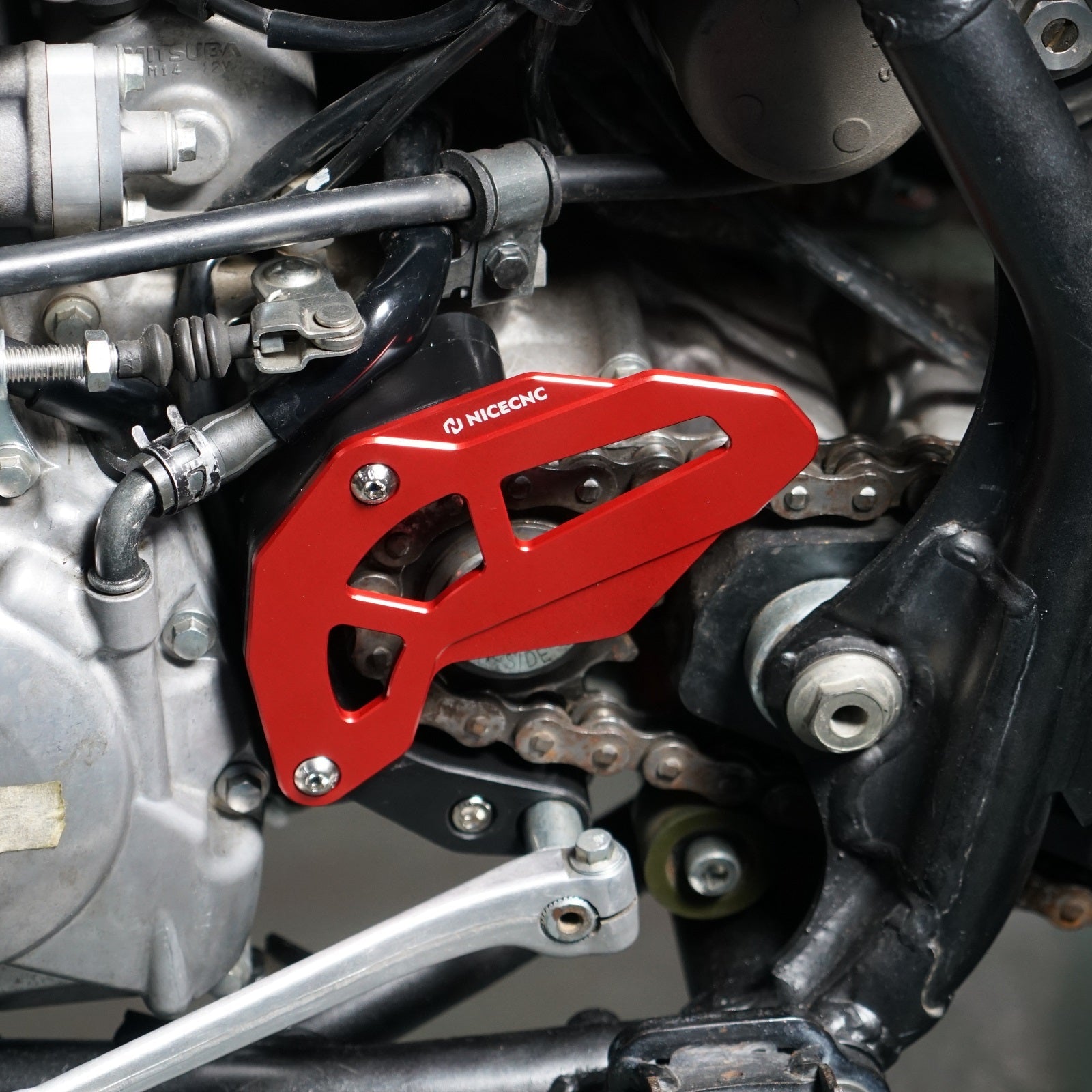 ATV Engine Case Saver Chain Guard Trim Panel For Honda TRX 450 R / ER