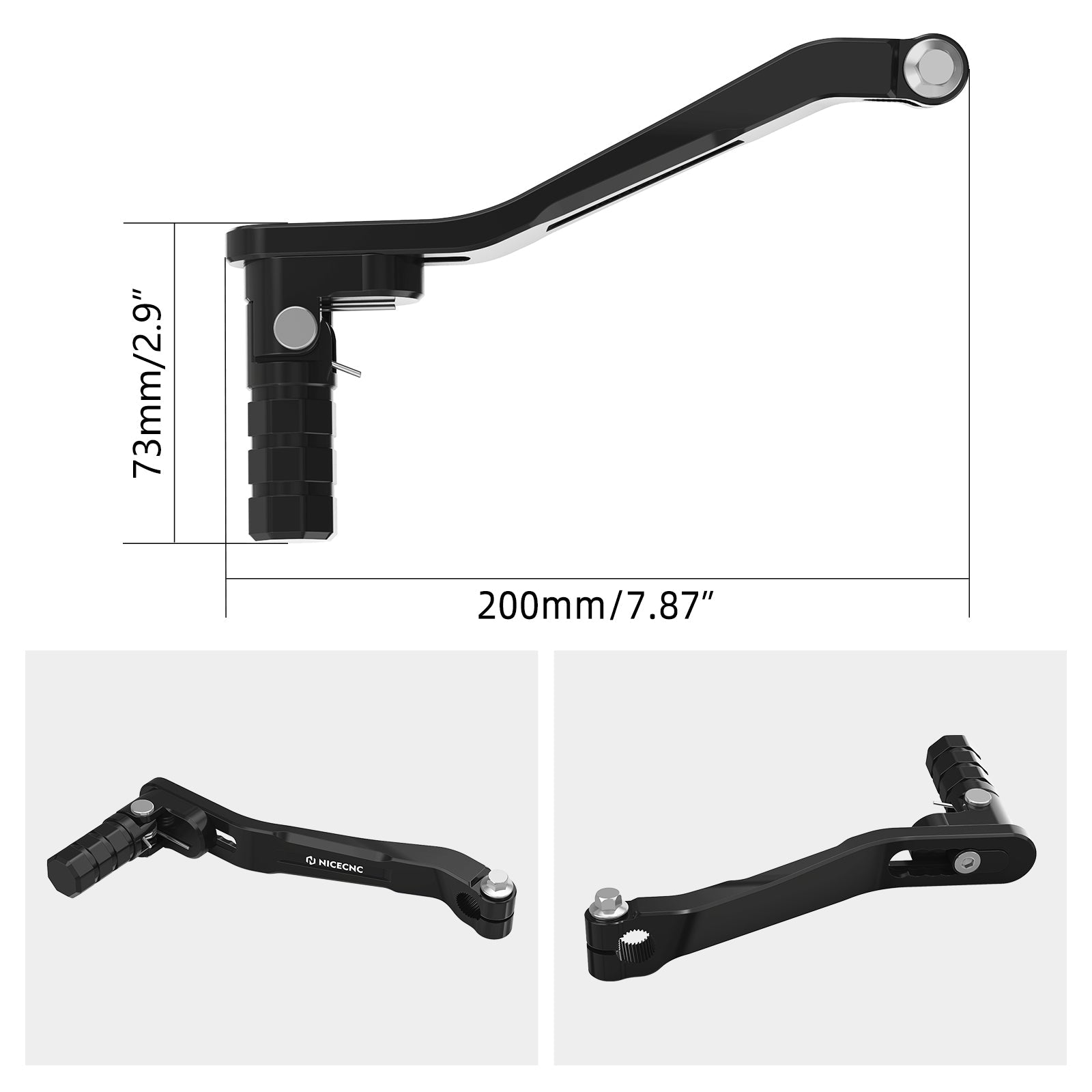 ATV Folding Gear Shift Lever Foot Pedal For Honda TRX 450 R / ER 2006-2014