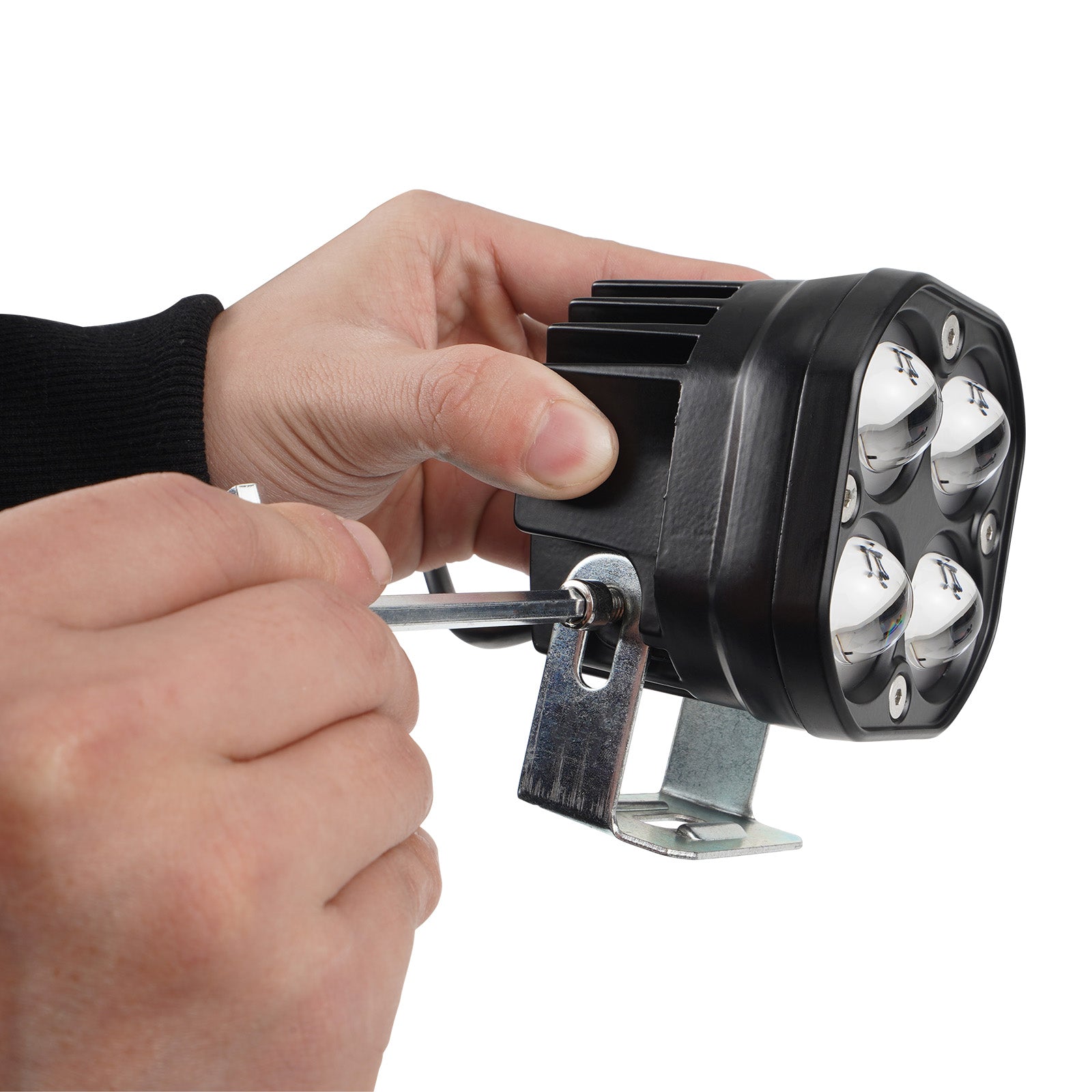ATV LED Front Headlights Work Lights W/Adjustable Bracket For Honda TRX450 R / ER