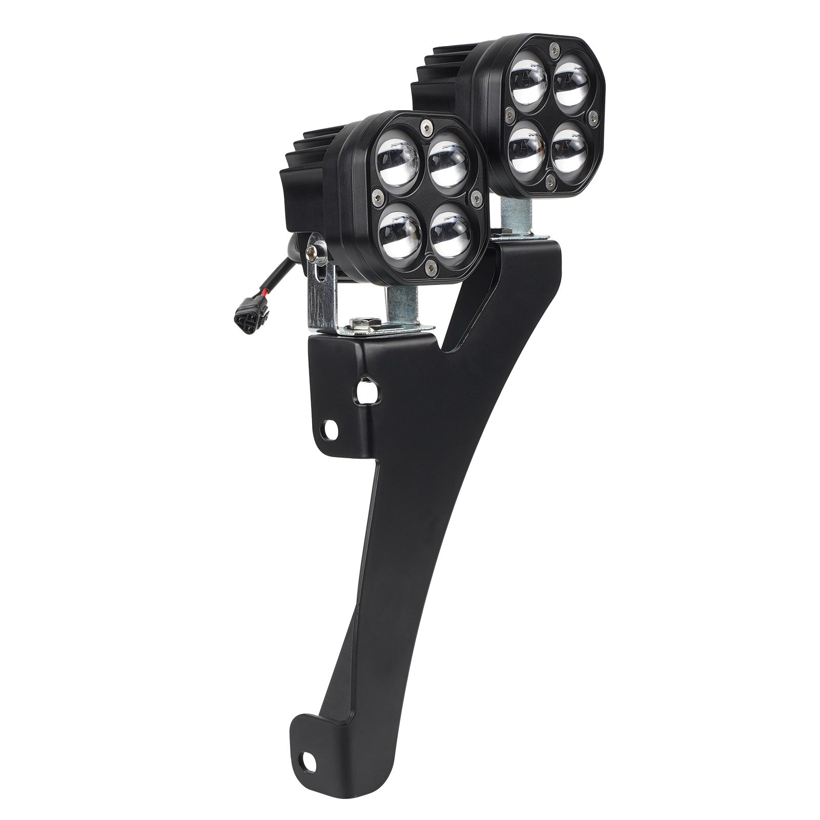 ATV LED Front Headlights Work Lights W/Adjustable Bracket For Honda TRX450 R / ER