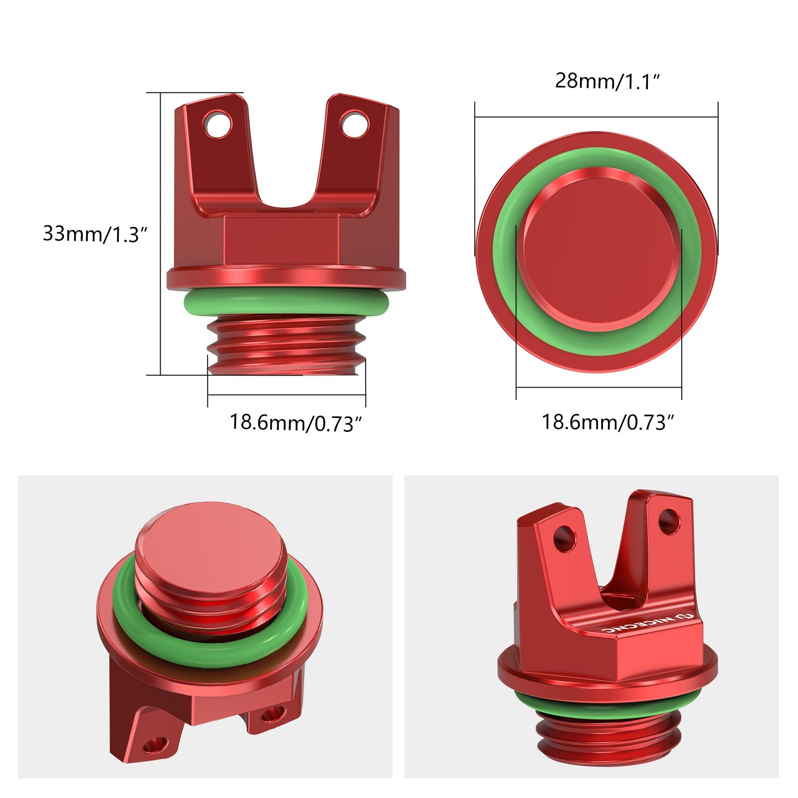 ATV Crankcase Cover Oil Filler Caps For Honda TRX 450 R / ER 2006-2014