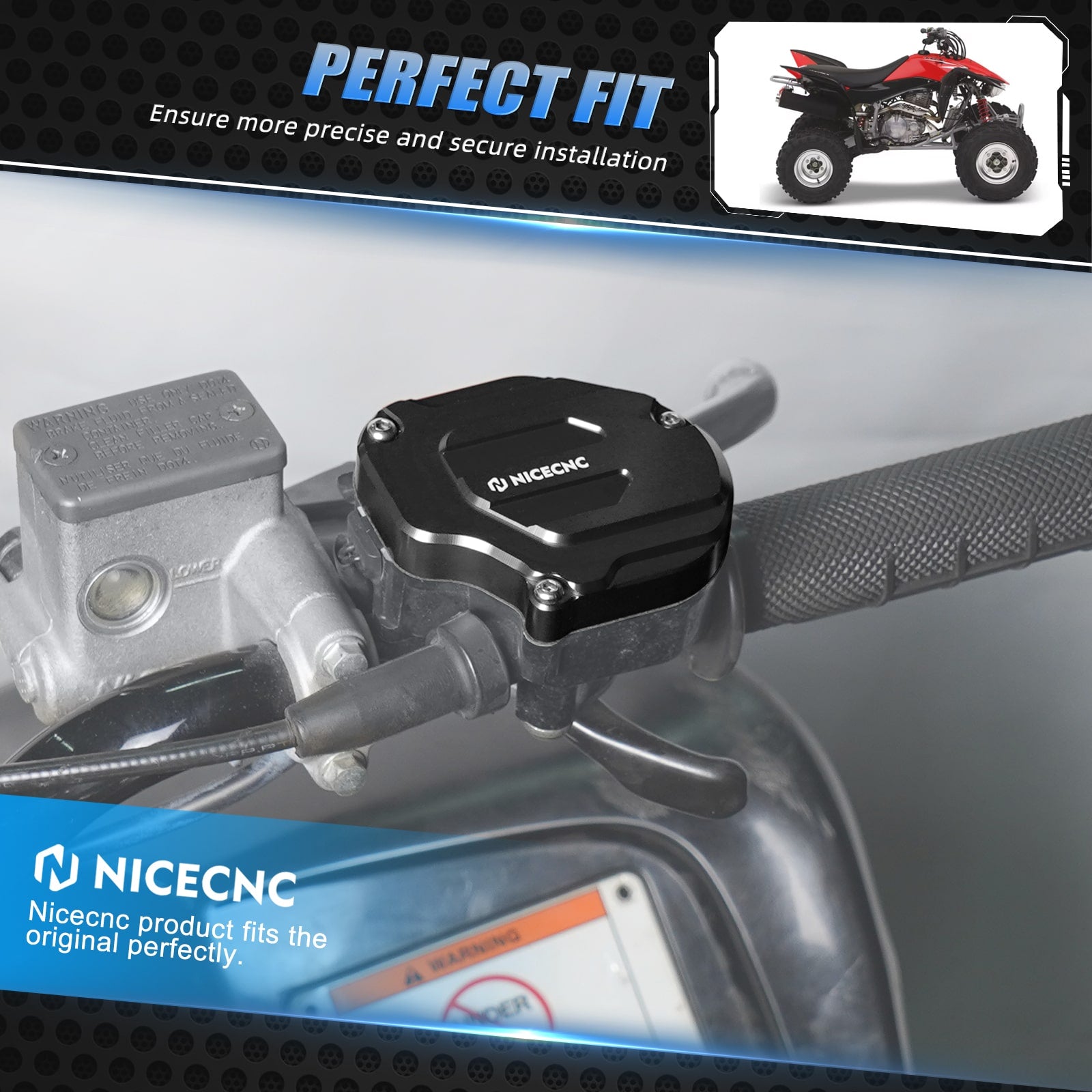 ATV Throttle Case Cover Guard w/Gasket For Honda TRX 450 R / ER 2006-2014