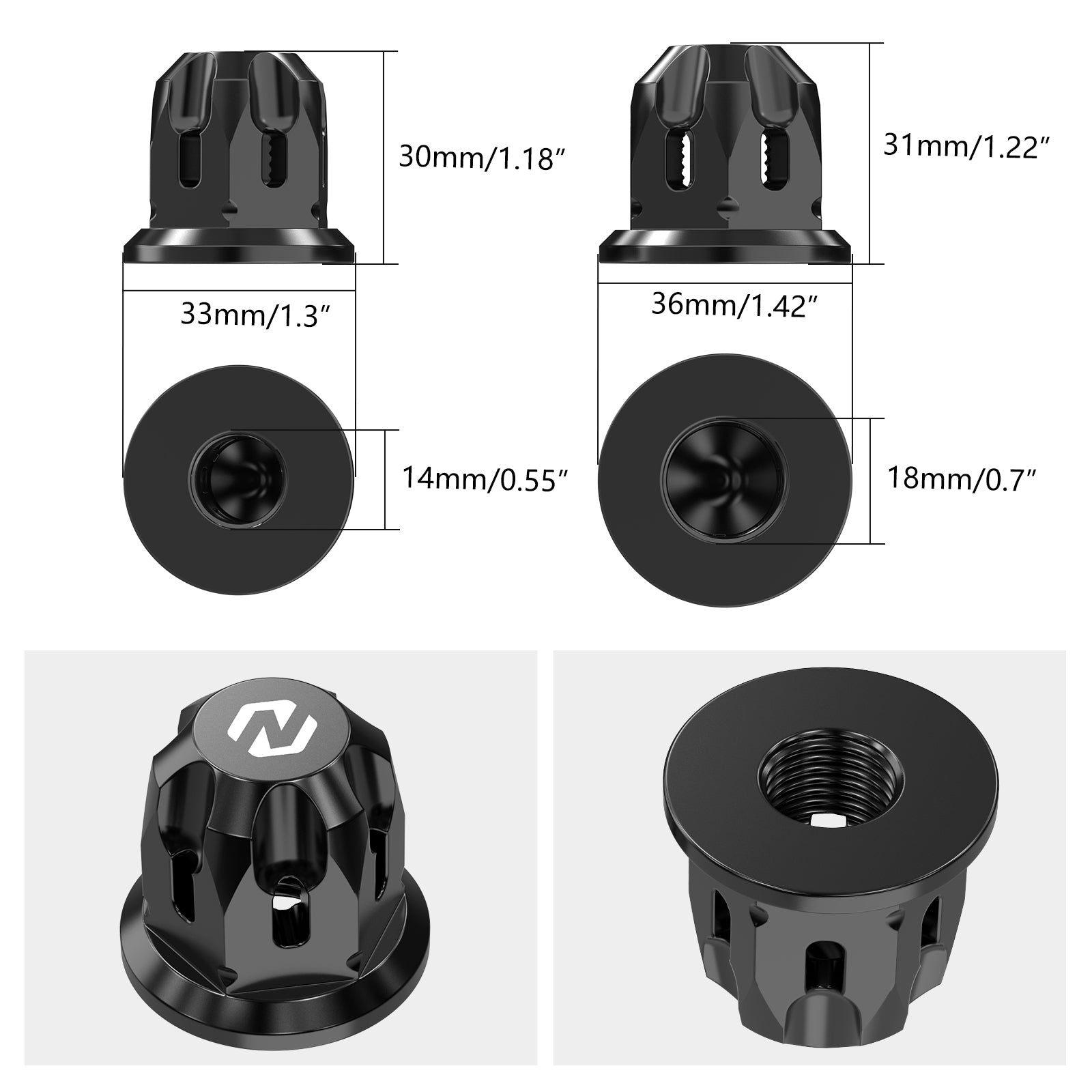 Front + Rear Wheel Axle Nuts Kit For Honda TRX450 R / ER TRX 400X 300X 250X