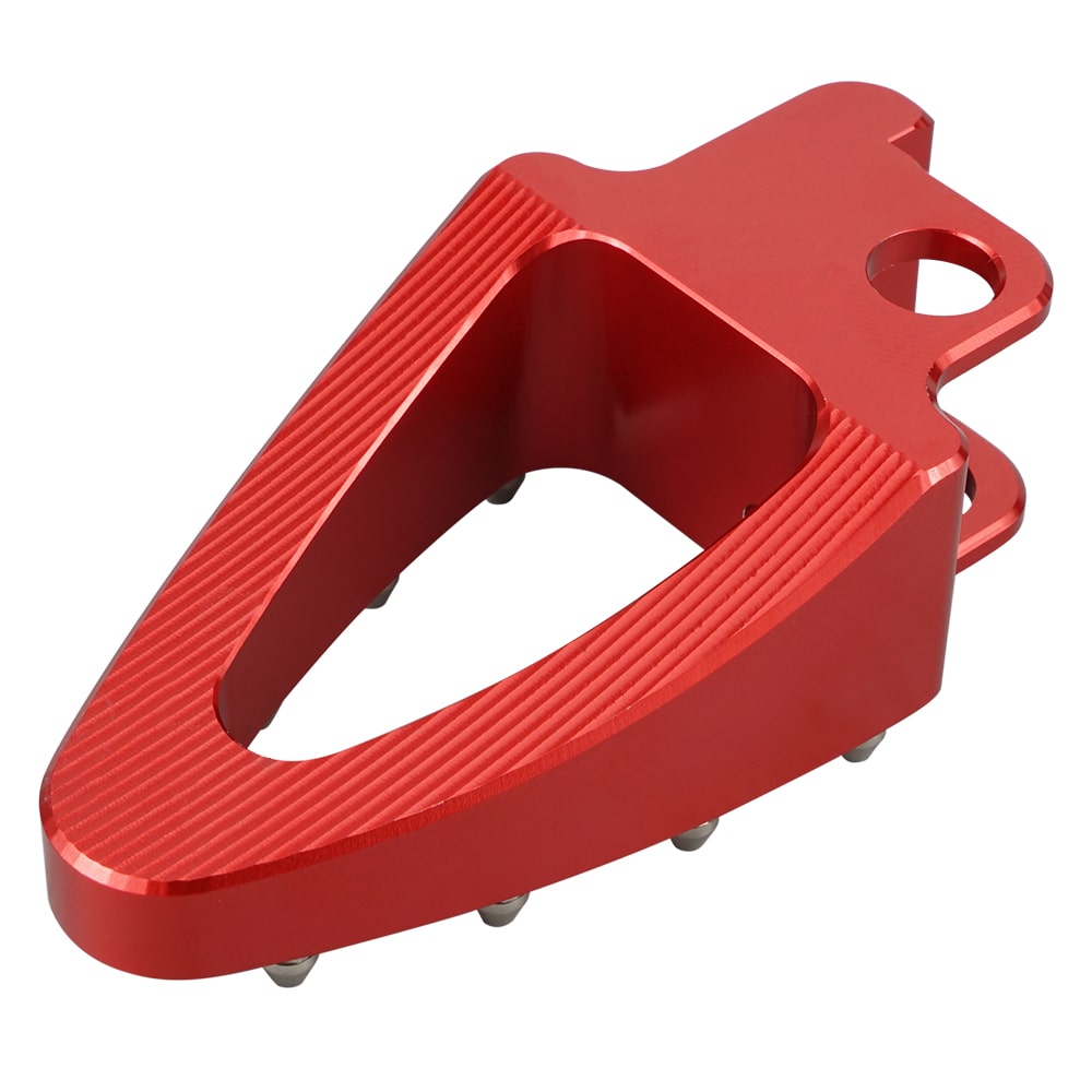 Red Brake Lever Pedal Enlarge Plate Tip For Honda XR650L 1993-2024