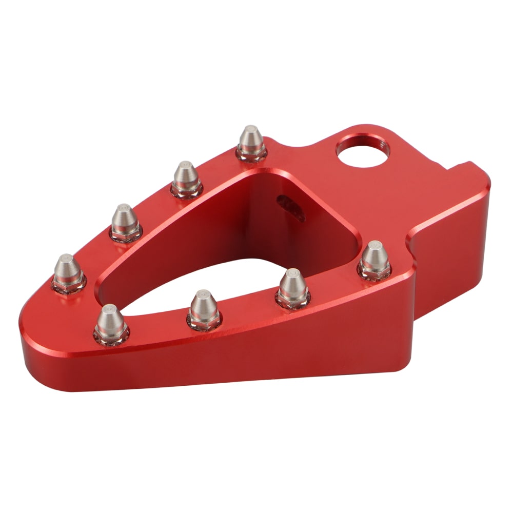 Red Brake Lever Pedal Enlarge Plate Tip For Honda XR650L 1993-2024