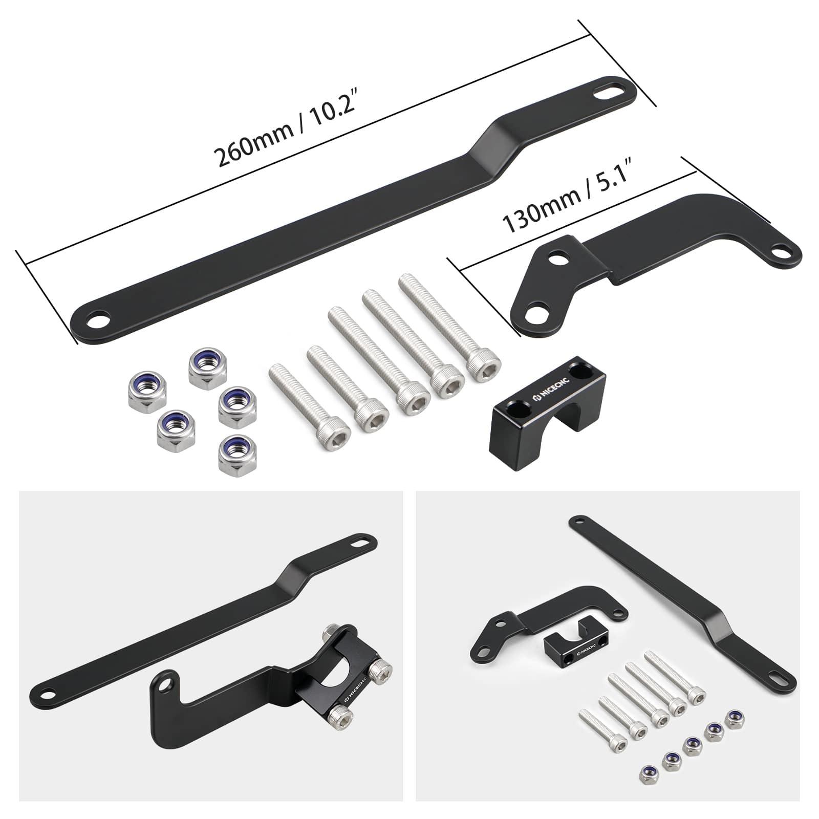 Rear Subframe Support Arm Reinforcement For Honda XR650L 1993-205