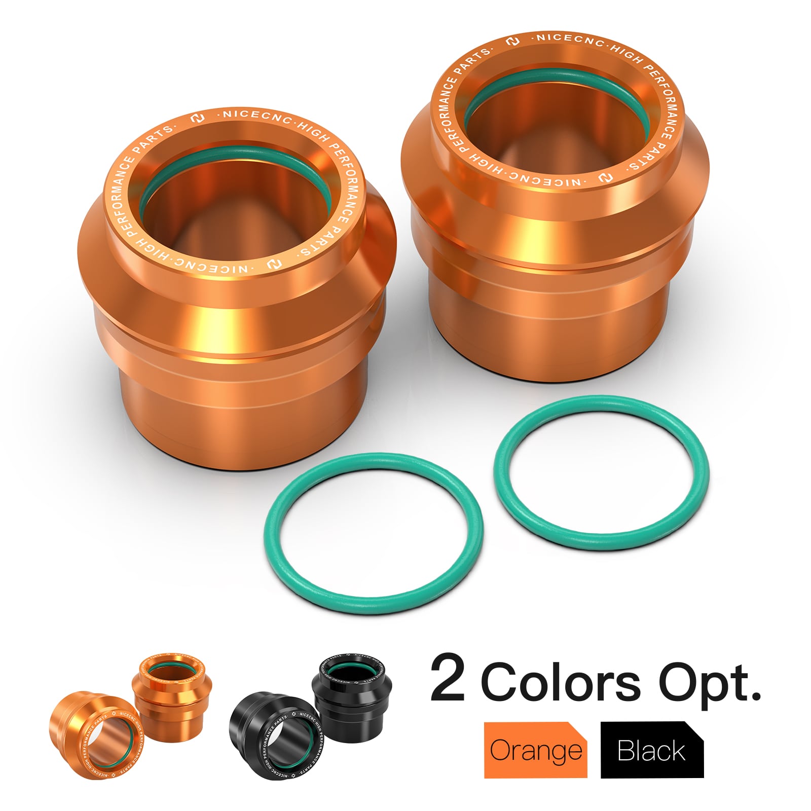 Front Wheel Spacers Hub Collars For KTM 350 500 EXC-F 2017-2024