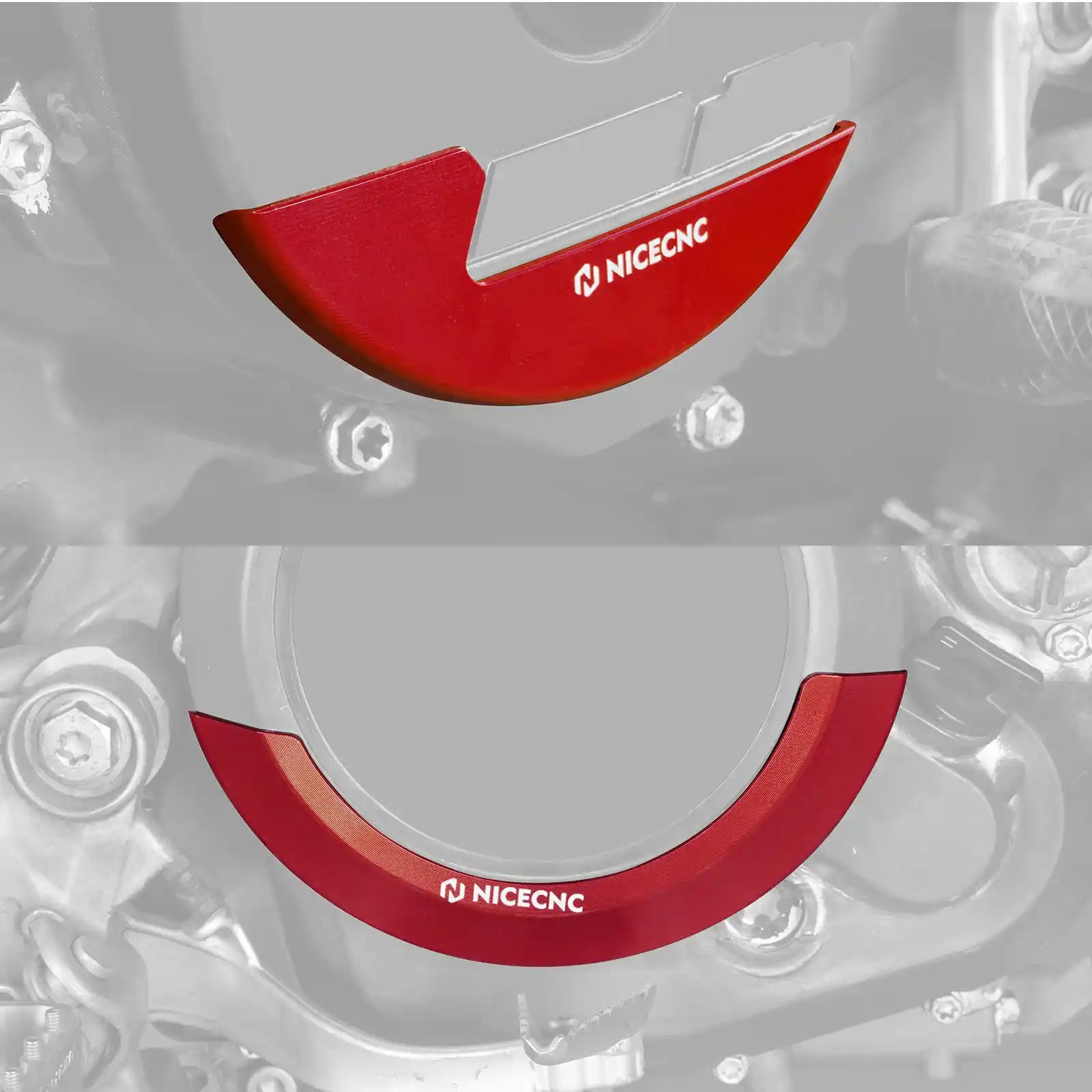 Engine Clutch Cover + Ignition Guard Kit For Husqvarna 701 Enduro SM Vitpilen 16-25