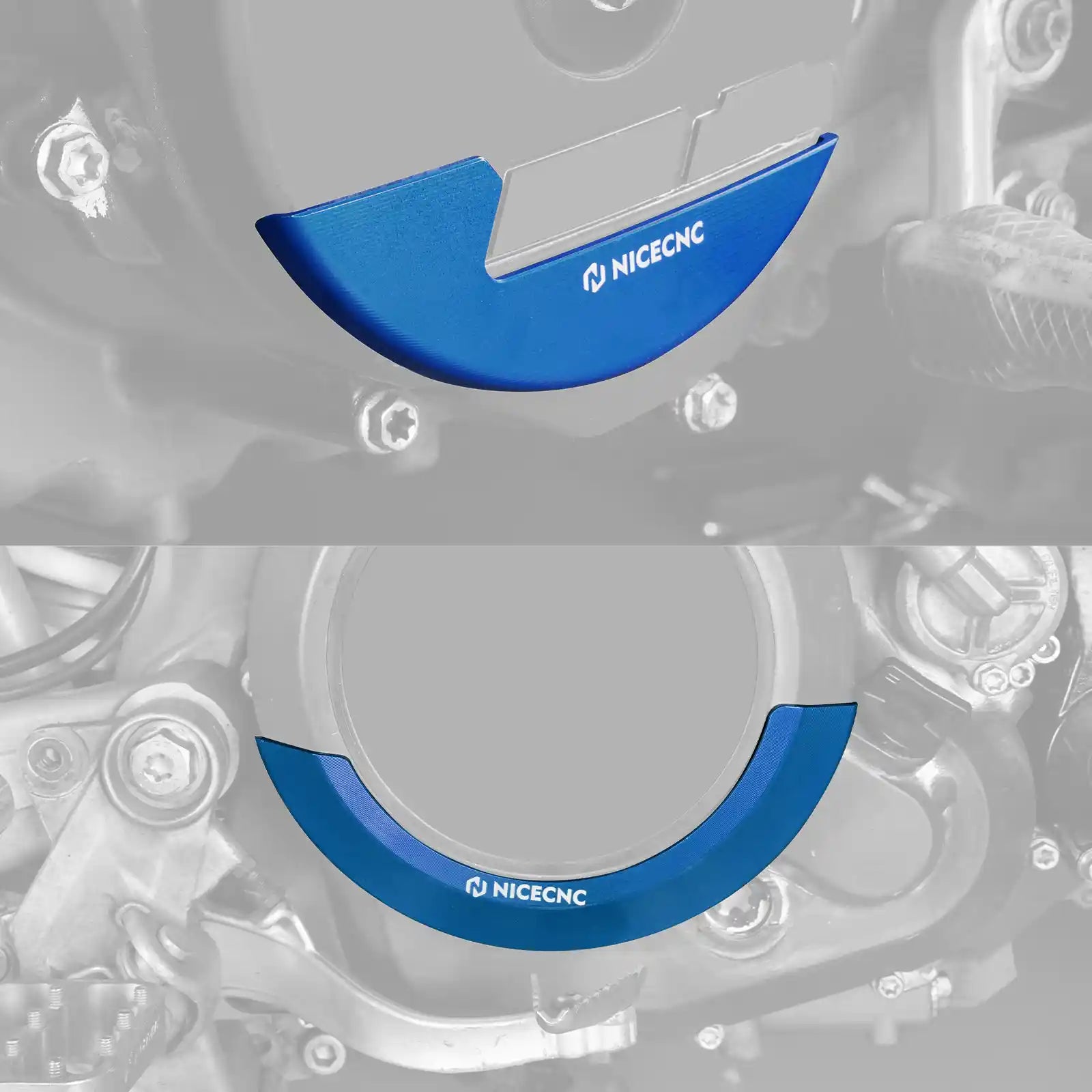 Engine Clutch Cover + Ignition Guard Kit For Husqvarna 701 Enduro SM Vitpilen 16-25