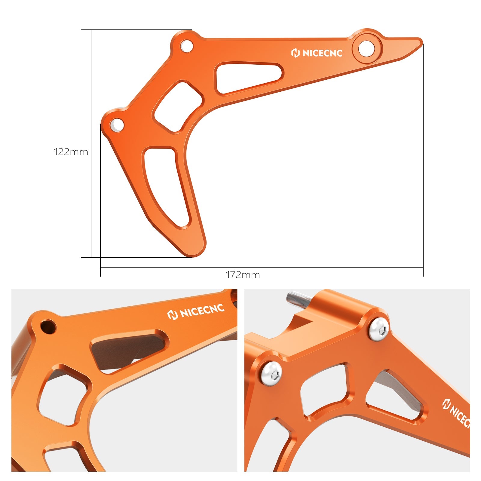 Sprocket Cover Case Saver Chain Guard For Husqvarna 701 Enduro Supermoto 2016-2023
