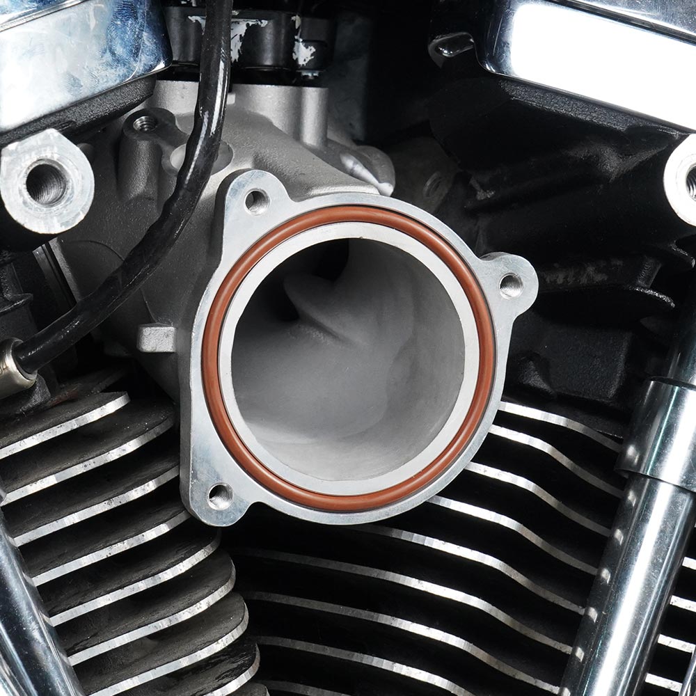 57mm M8 Engine Air Intake Manifold For Harley Softail Fat Boy Street Bob Low Rider