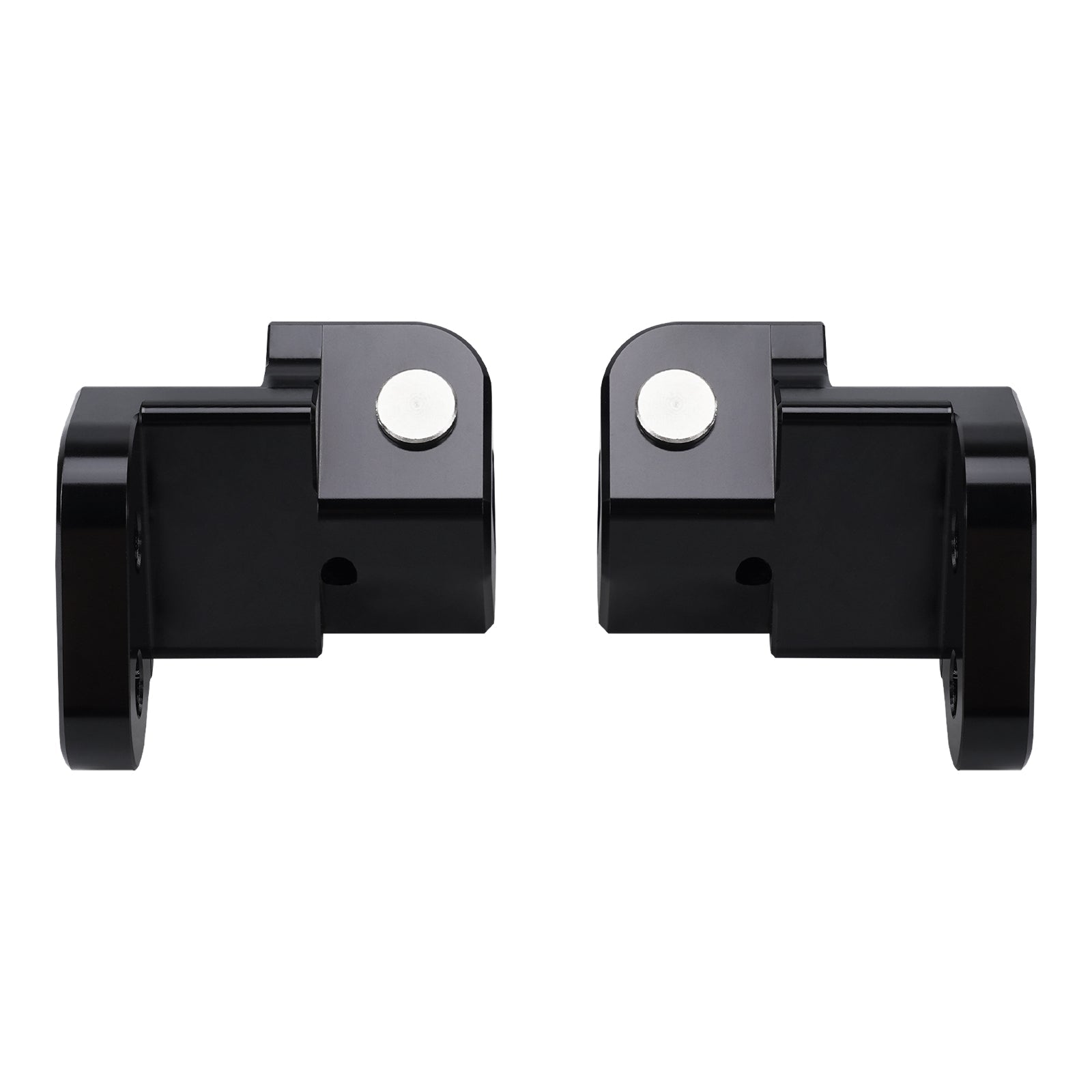 Enlargerd Wide Footpegs Pedals + Lowered Brackets For Kawasaki KLR650 1987-2018