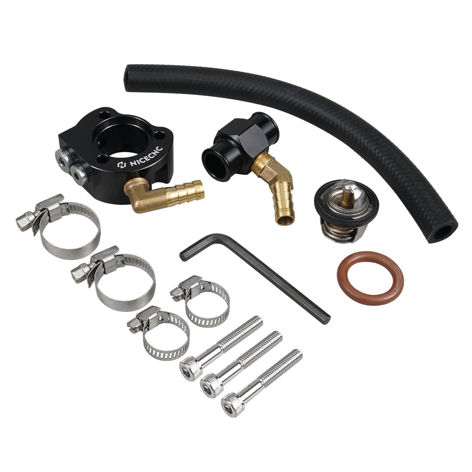 Cooling System Modification Thermostat Kit For Kawasaki KLR650 1987-2024
