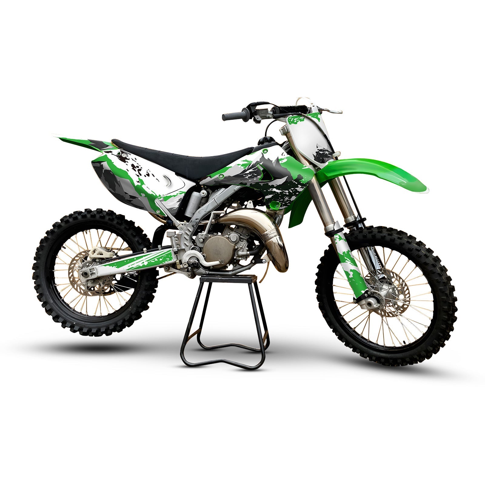 Motorcycle Full Graphics Decals Stickers Set For KAWASAKI KX125 / KX250 2003-2012