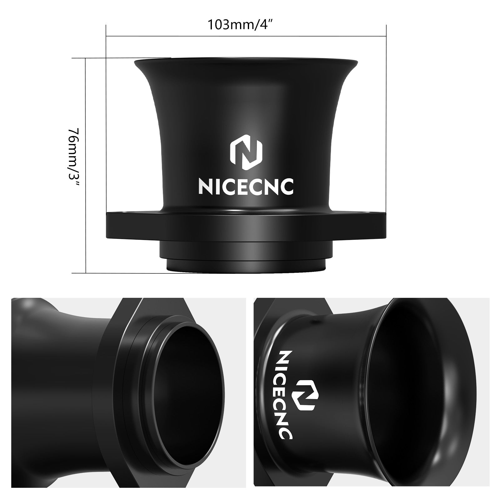 High Performance 65mm Short Intake Trumpet For KTM 1190 1290 Adventure R / S