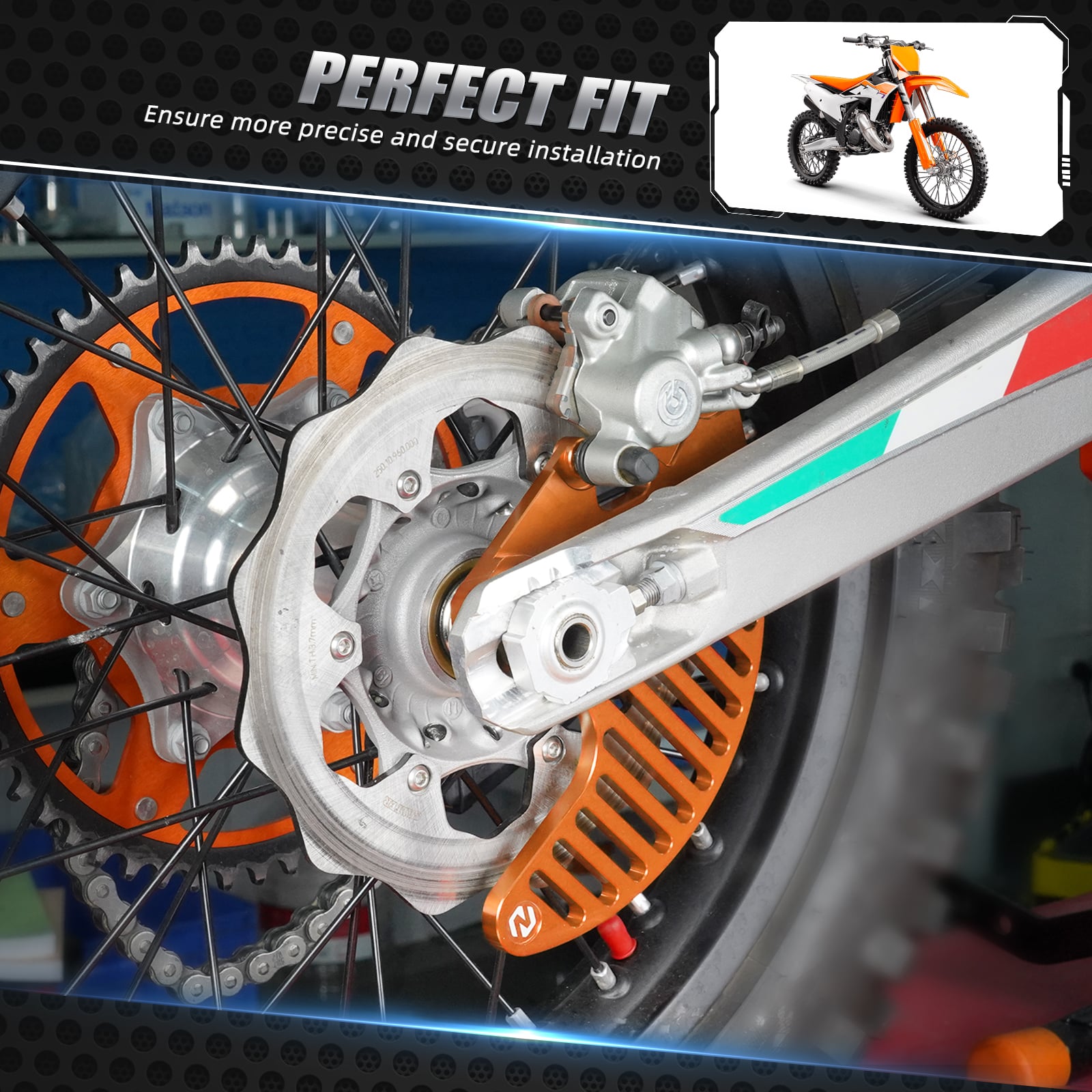 Rear Brake Disc Guard For KTM 350 500 EXC-F 2004-2025