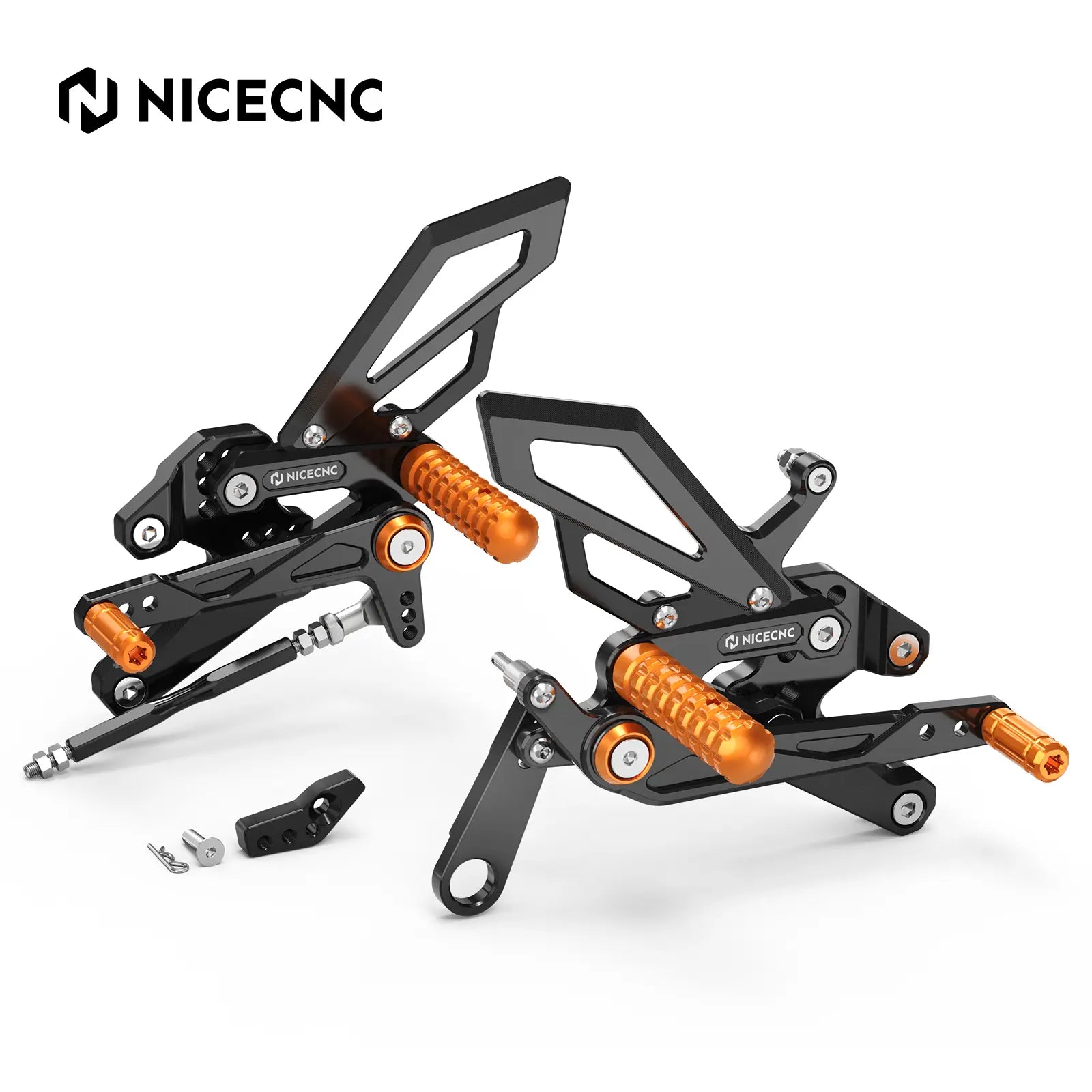 Adjustable Race Rearsets Footpeg Kit For KTM 390 Duke 2024-2026