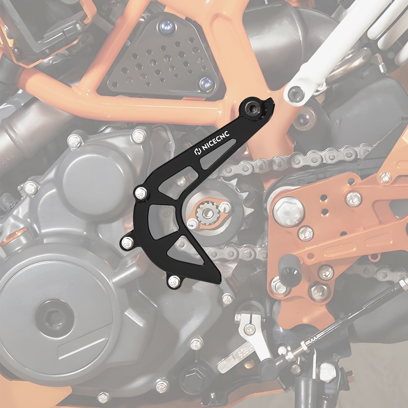 Sprocket Cover Case Chain Saver Guard For KTM 390 Adventure 20-24 390 DUKE 17-23
