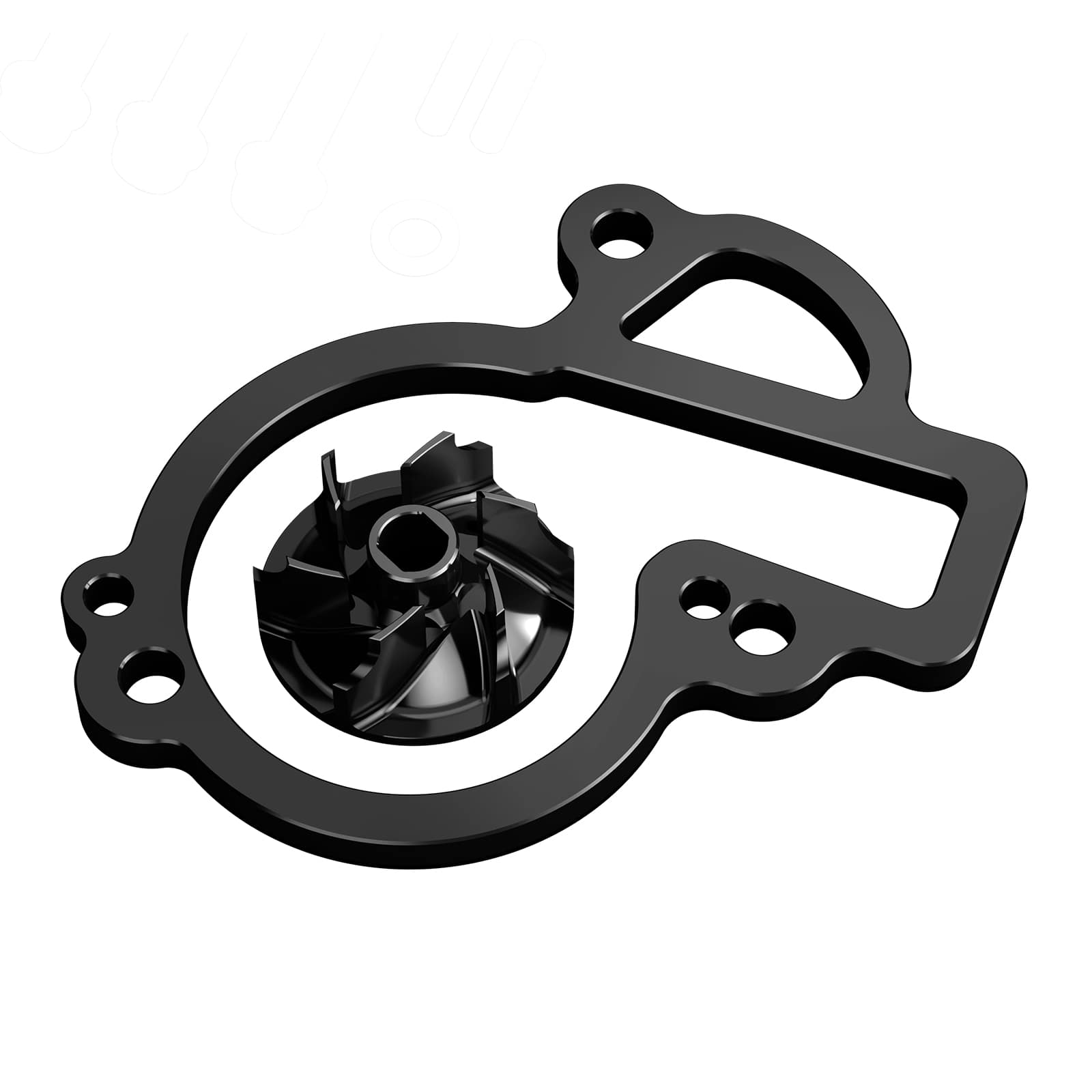 Oversized Water Pump Impeller Cooler Kit For KTM 450 500 EXC-F/XCF-W Husqvarna 450 500 FE/FX 17-24 Gas Gas 450 MC F/ EX F/EC F 21-24