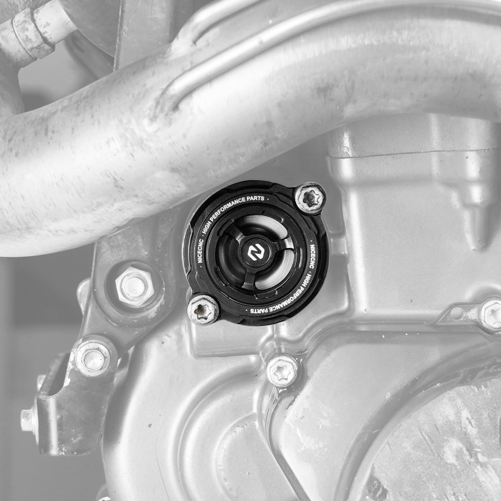 Clear Oil Filter Cover For KTM RC 390 Duke 690 Enduro SMC R 790 890 ADV 1290 SAR