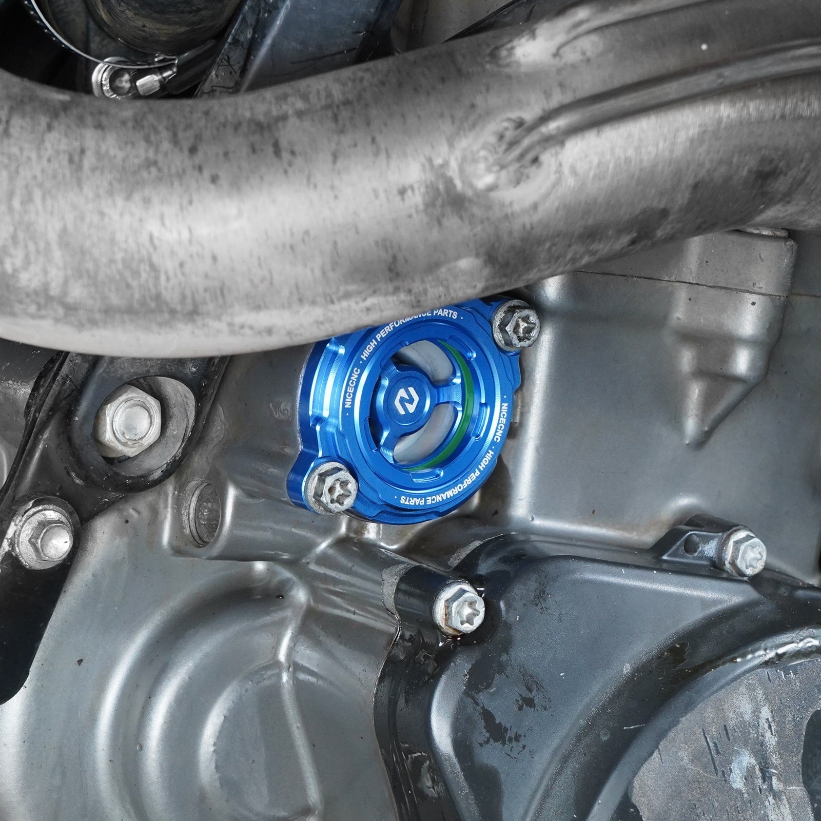 Clear Oil Filter Cover For KTM RC 390 Duke 690 Enduro SMC R 790 890 ADV 1290 SAR