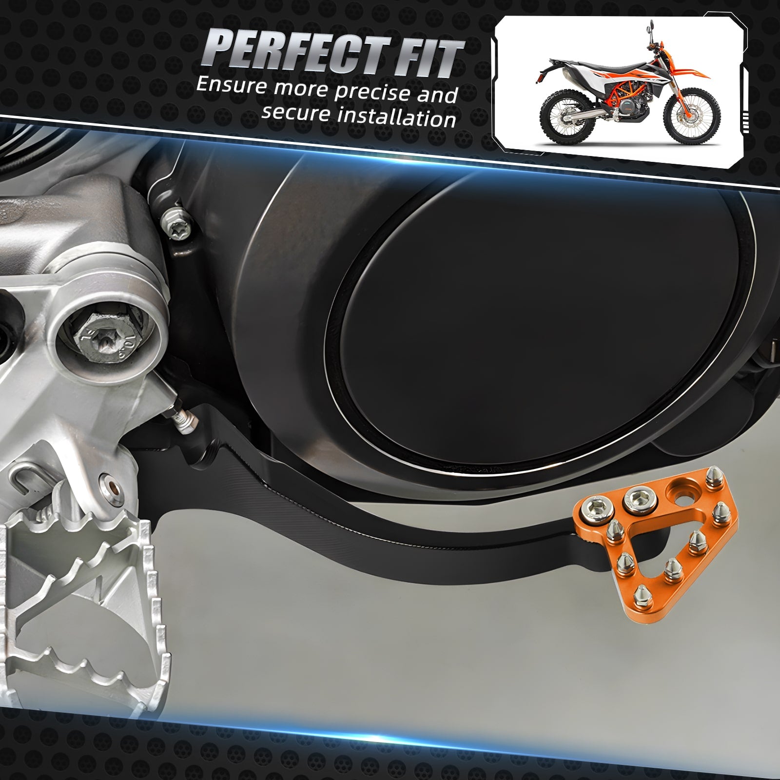 Rear Brake Pedal + Shift Lever Set For Husqvarna 701 Enduro Supermoto 2016-2019