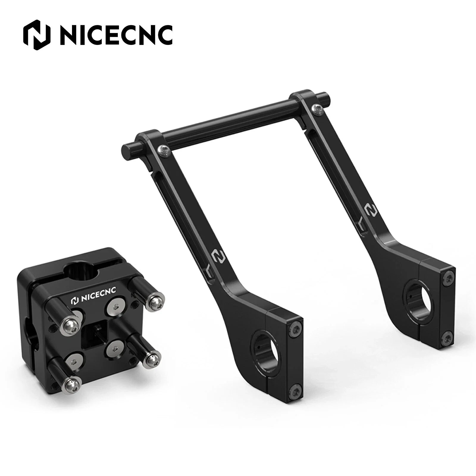Roadbook Mounting Arms + GPS Holder Bar Clamp For KTM 690 Enduro SMC R 2008-2023