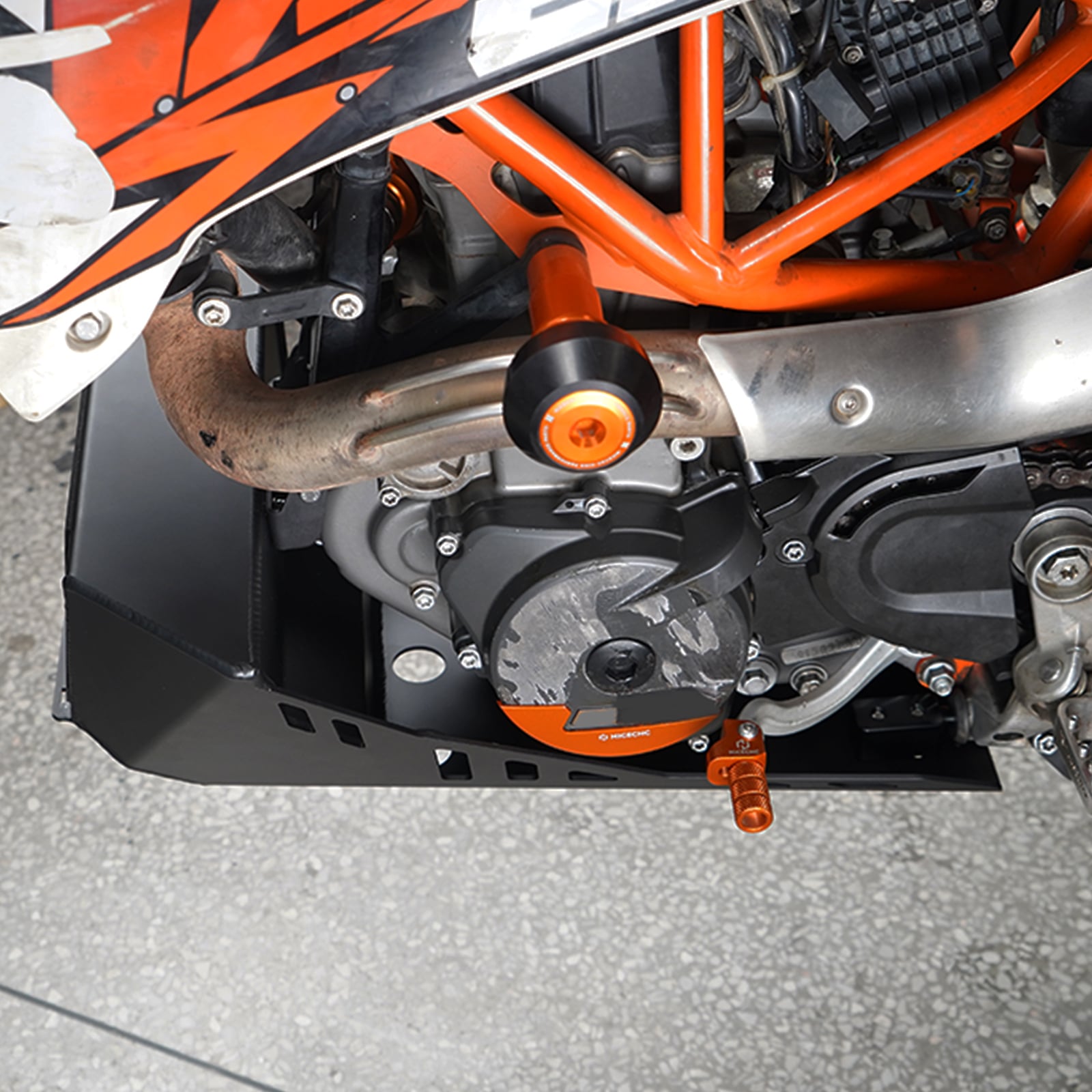 Skid Plate Engine Guard w/Built-in Toolbox For KTM 690 Enduro SMC R 2008-2025