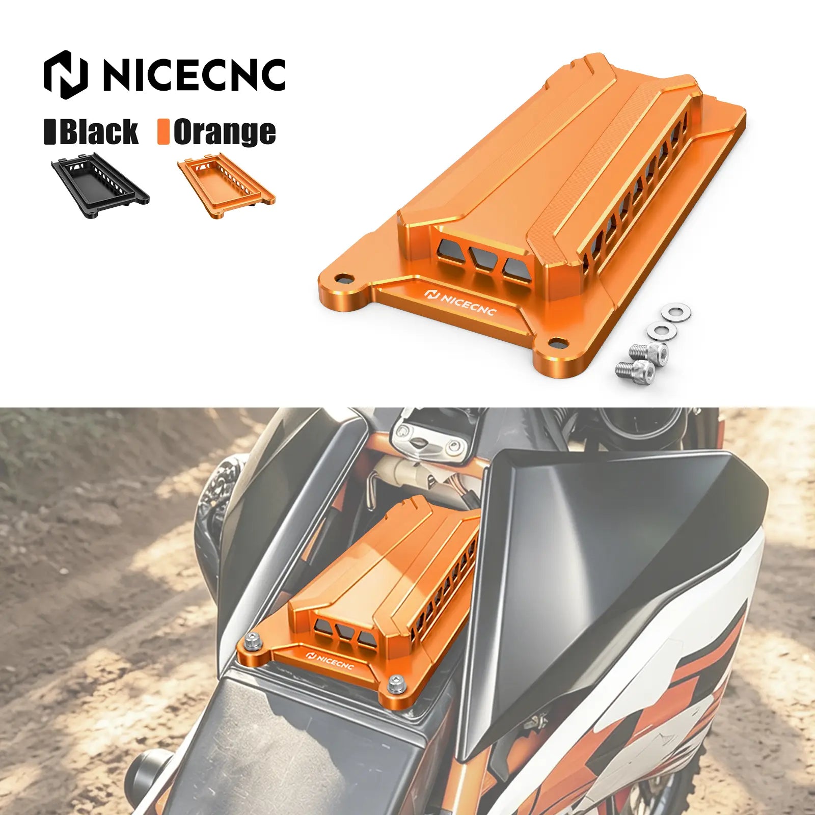 360° Vented Airbox Cover for KTM 690 Enduro/SMC/SMCR/RALLY 2008-2025