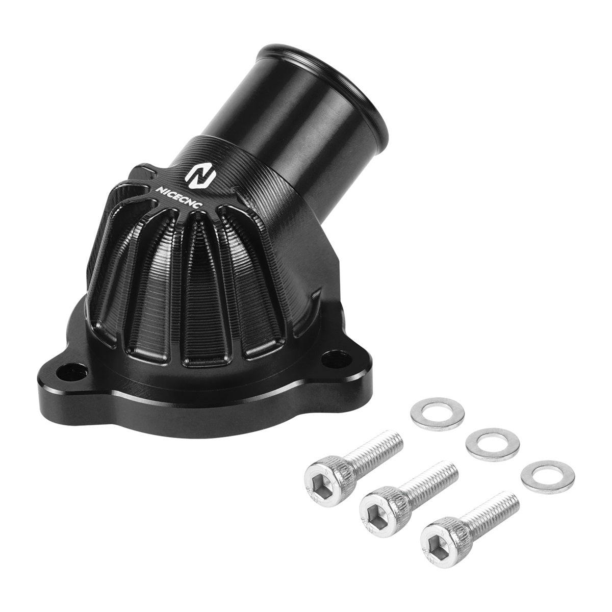 Thermostat Housing Cover + Silicone Radiator Hose Kit For Husqvarna Norden 901 22-25