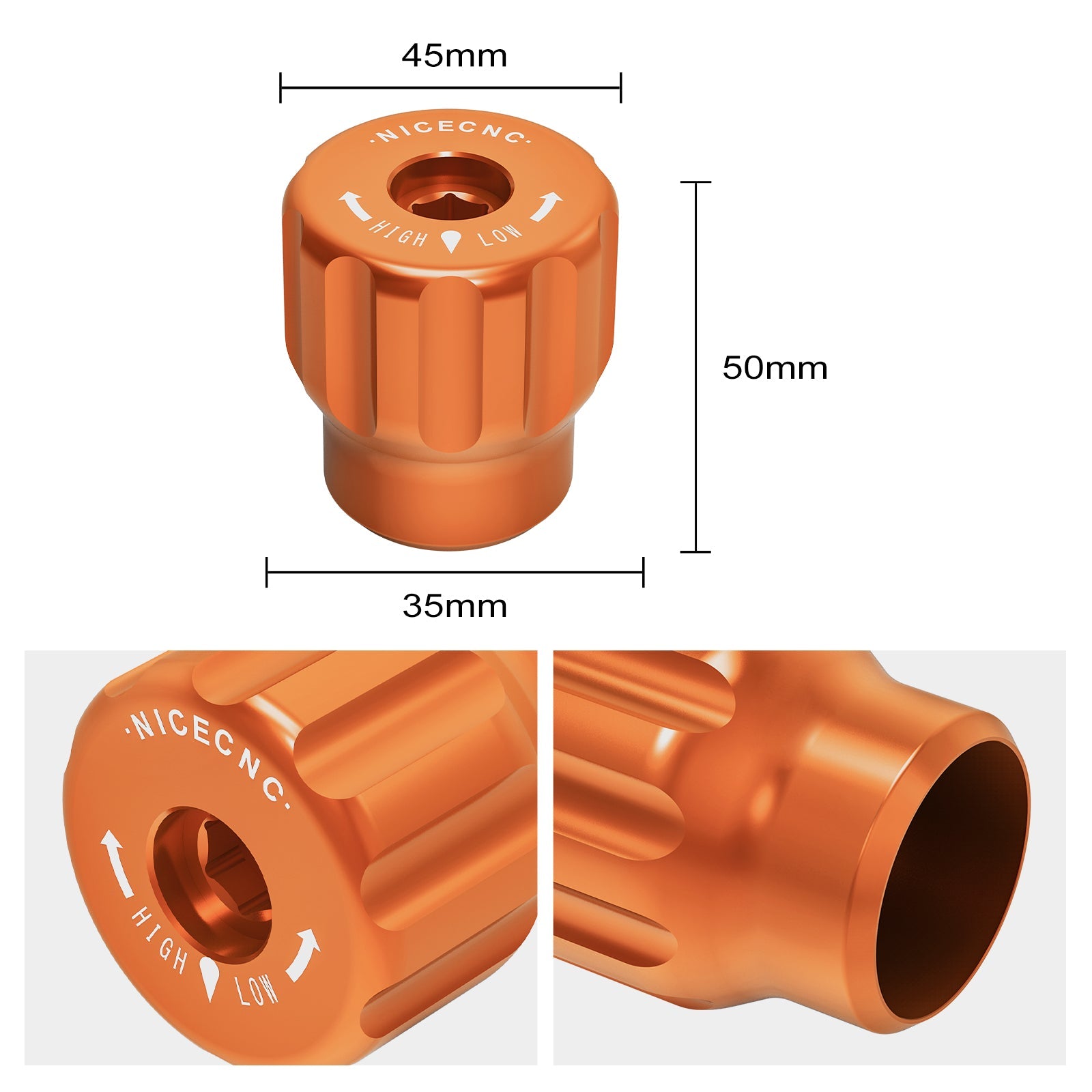 Rear Shock Absorber Adjuster Knob For Husqvarna Norden 901 2022-2024
