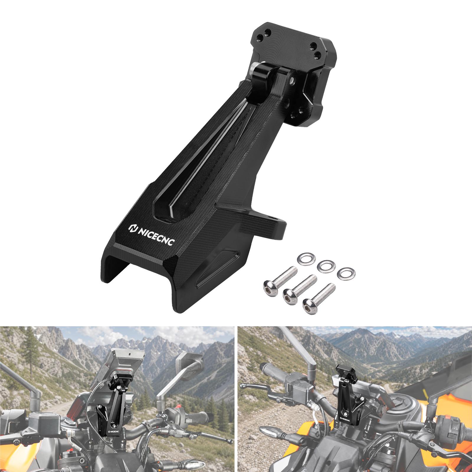 Adjustable AMPS GPS & Phone Mount Bracket for KTM Duke 125 250 390 2024-2026