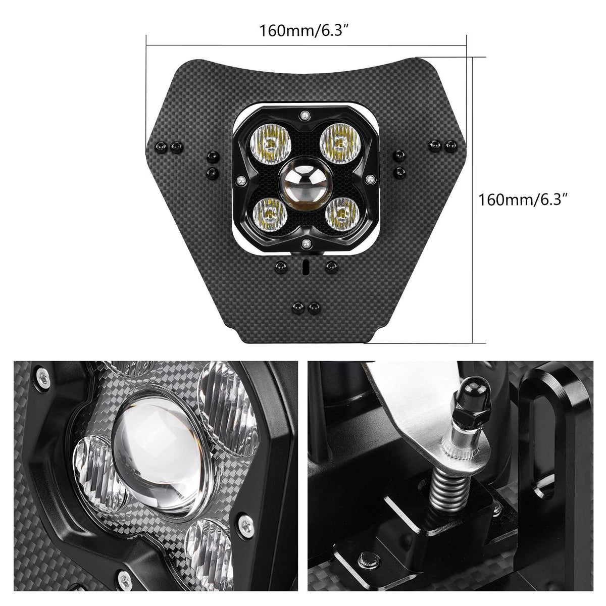 Kit phare LED Plug & Play pour KTM 350 500 EXC-F 2024-2025