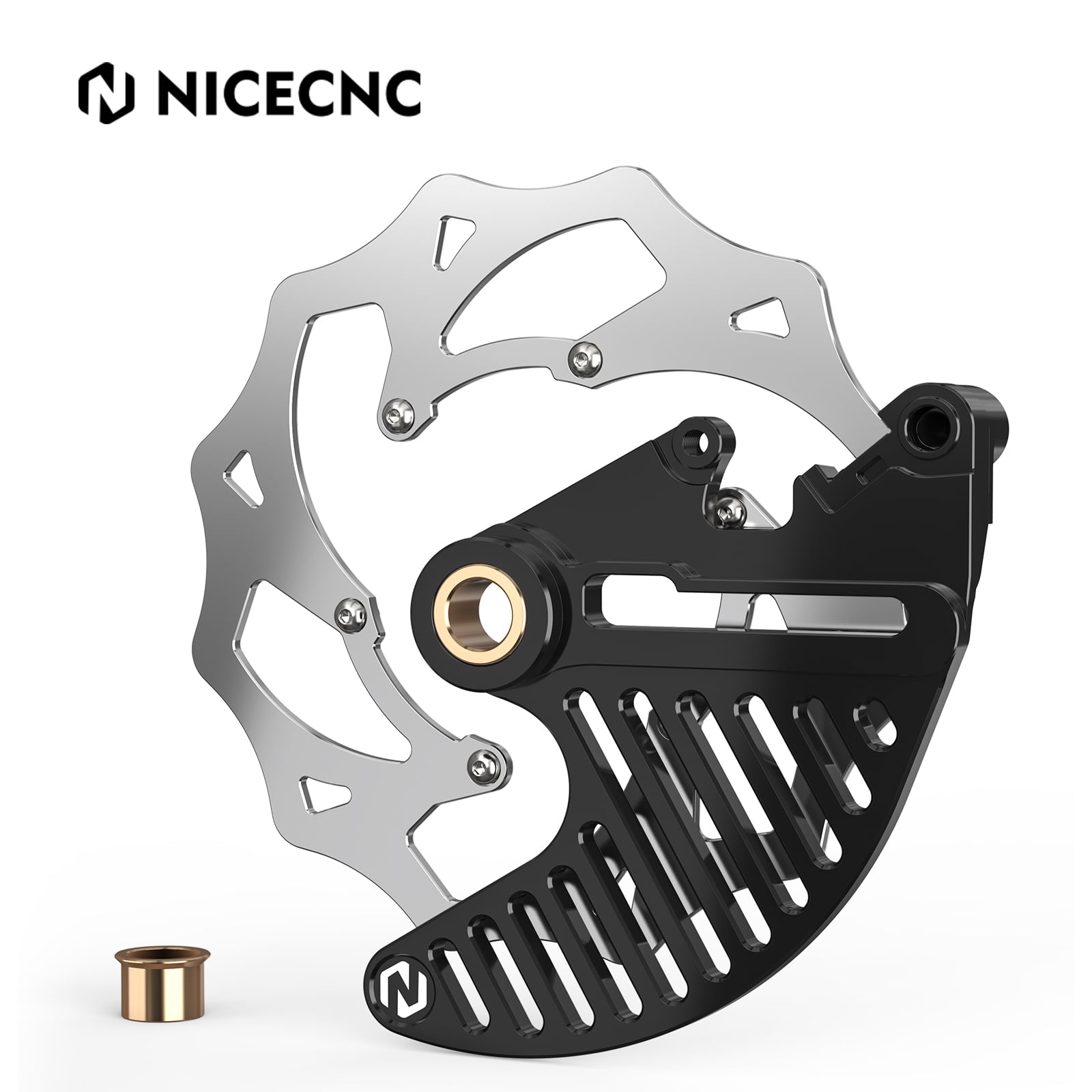 Oversized 240mm Rear Brake Rotor Kit For KTM EXC-F 350 500 2004-2024