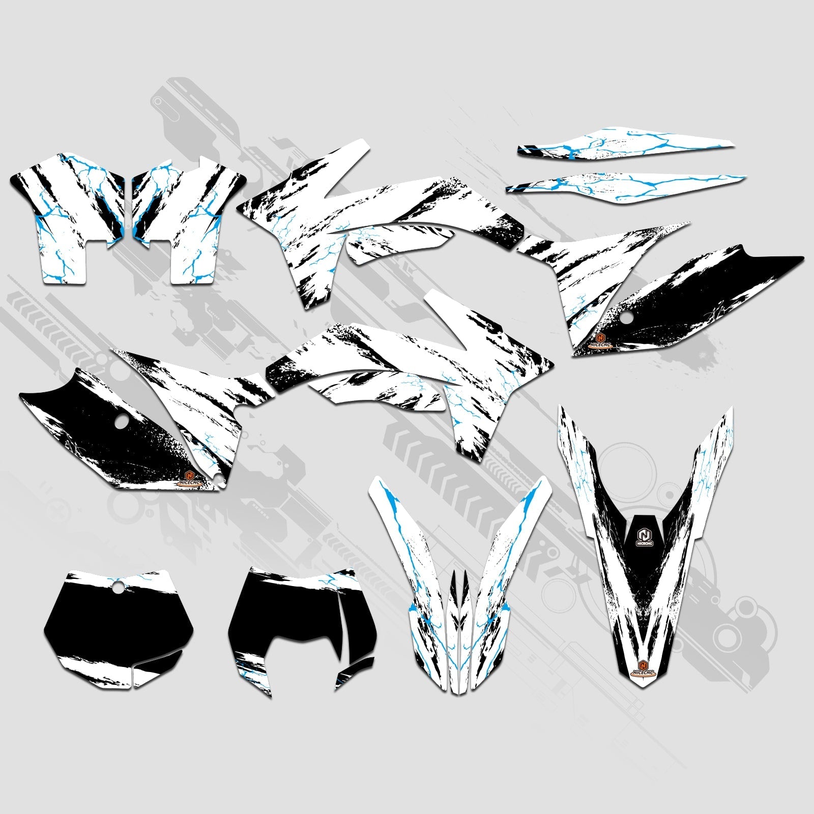 Motorcycle Full Graphics Decals Stickers Set For KTM SX 2011-2012 XCW 2013