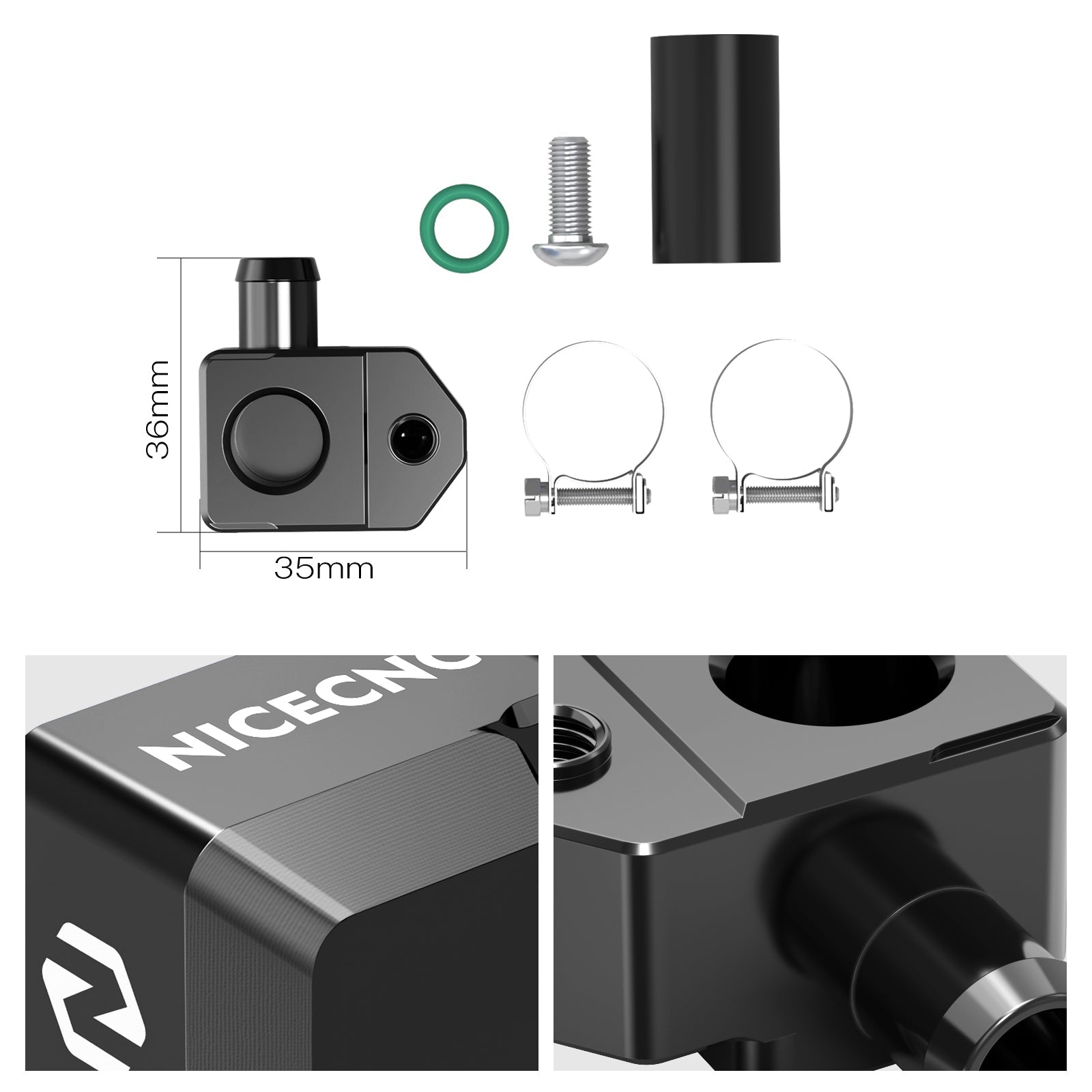 TBI Crankcase Pressure Sensor Bracket For KTM 125 250 300 SX XC 23-26 / 250 300 EXC XCW 24-26